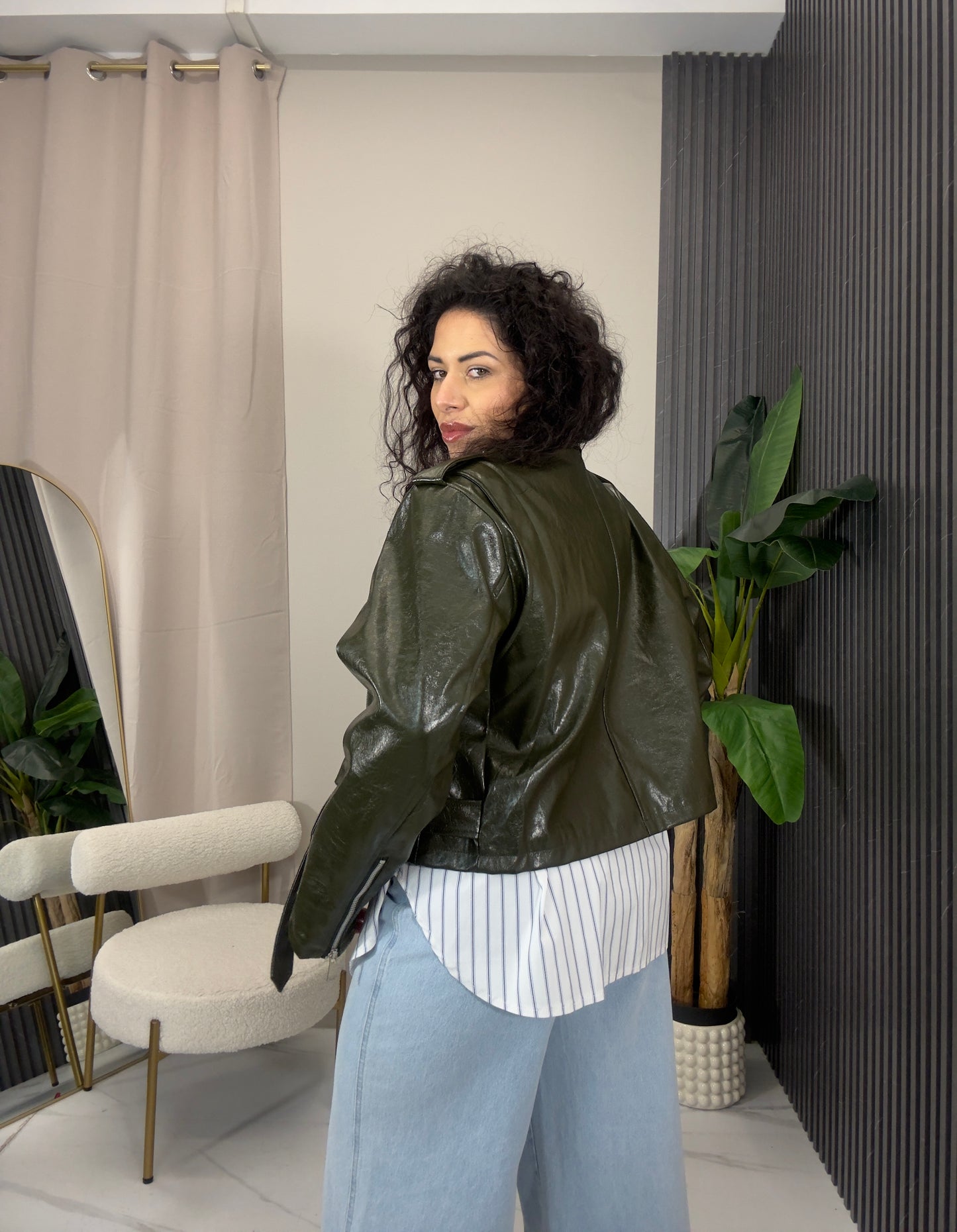 Giacca in pelle Chicago