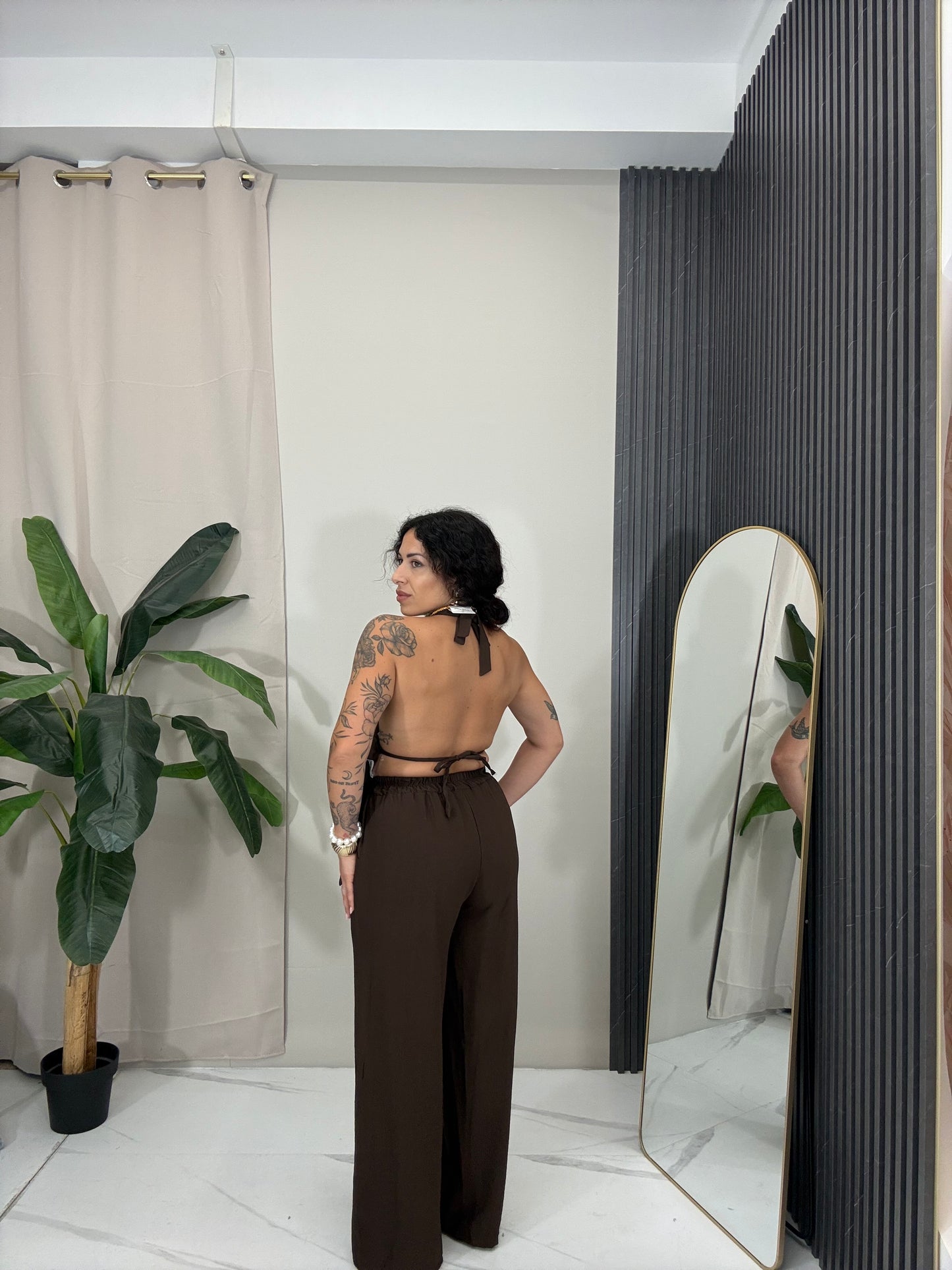 Coordinato Emily marrone