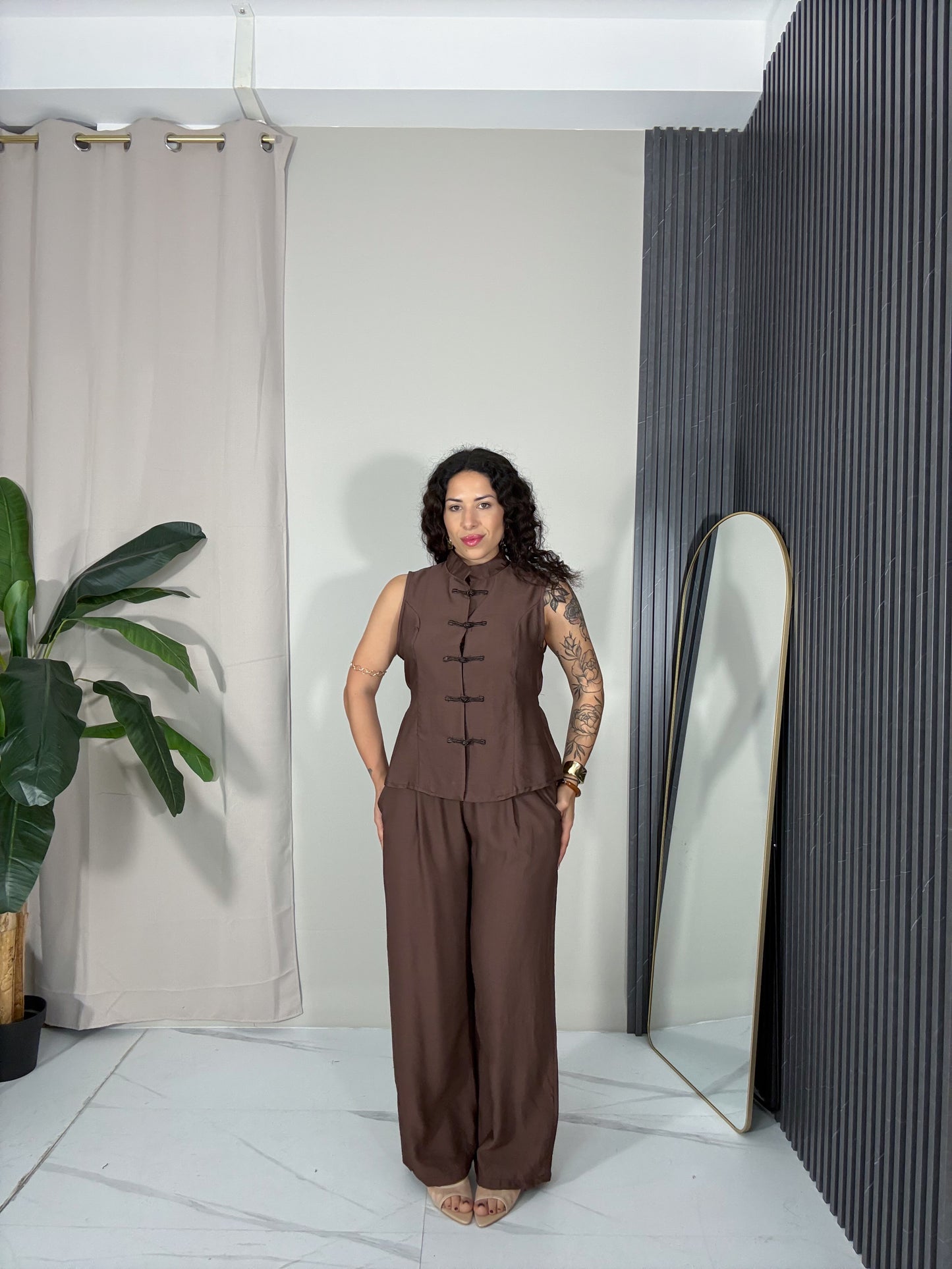 Coordinato Manuela marrone