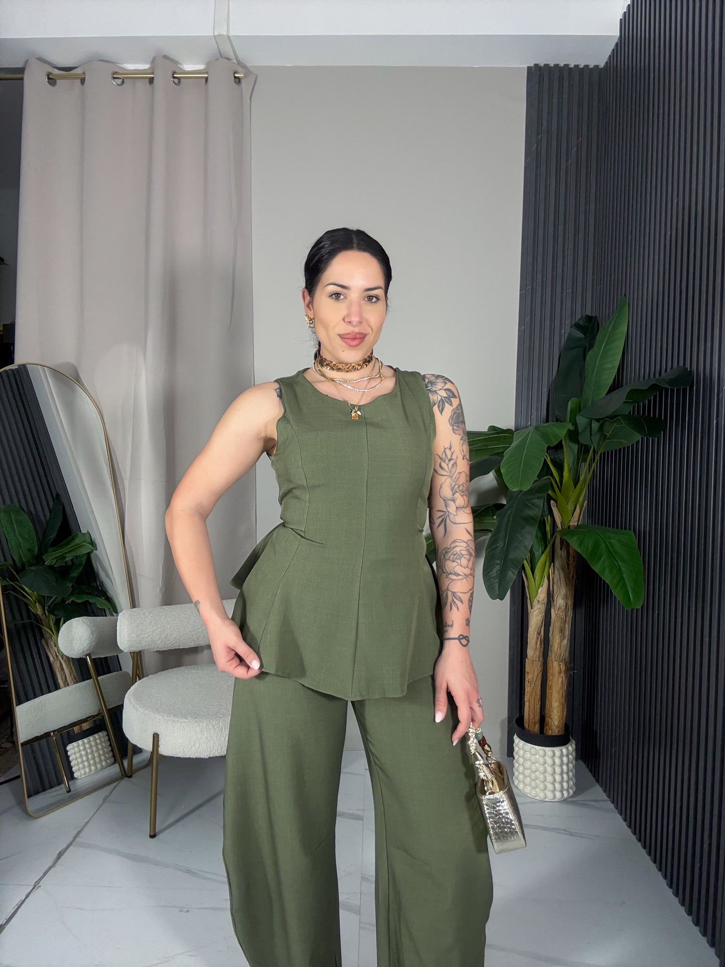 Completo Noelle verde