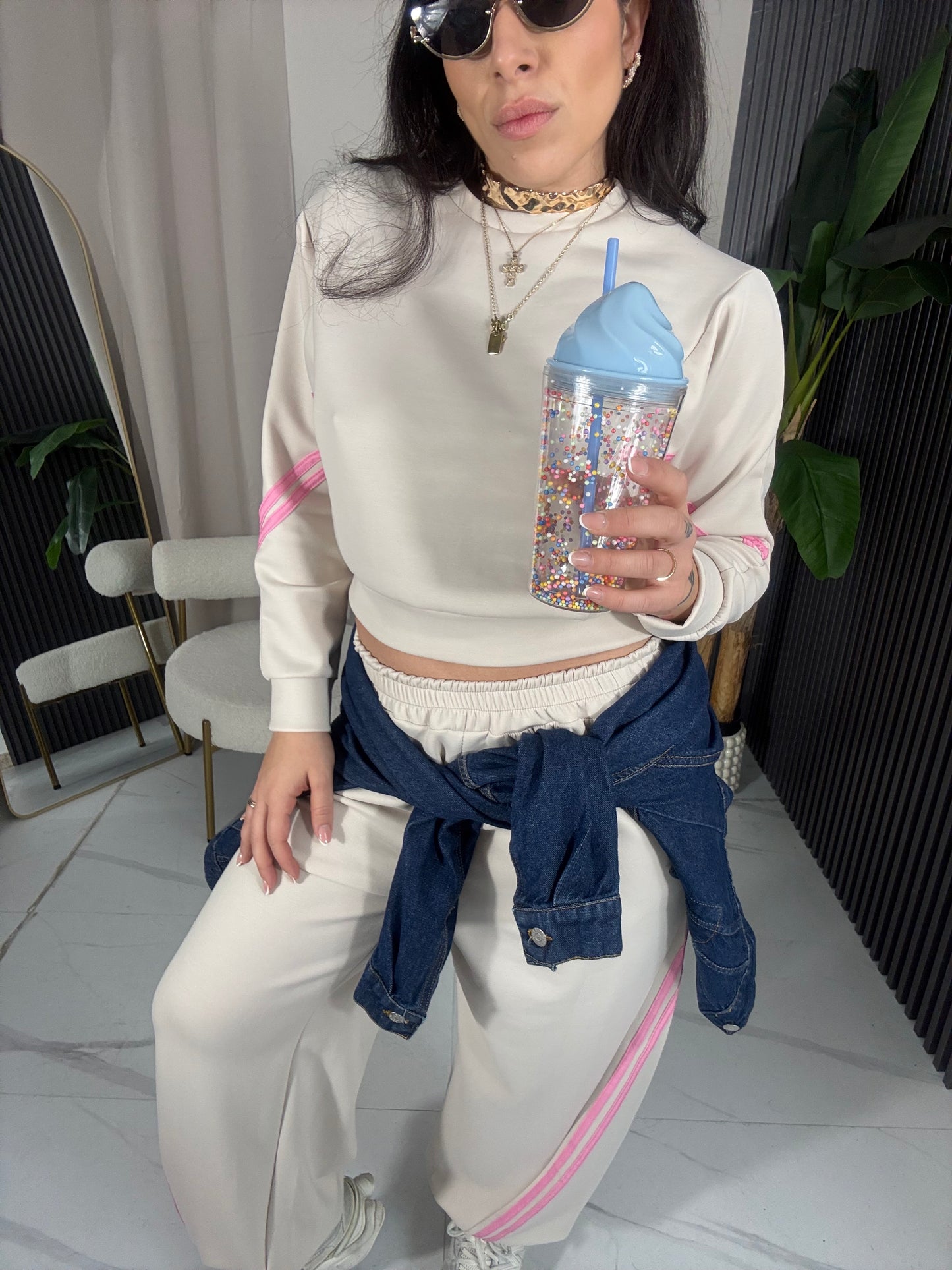 Completo tuta Street glow beige