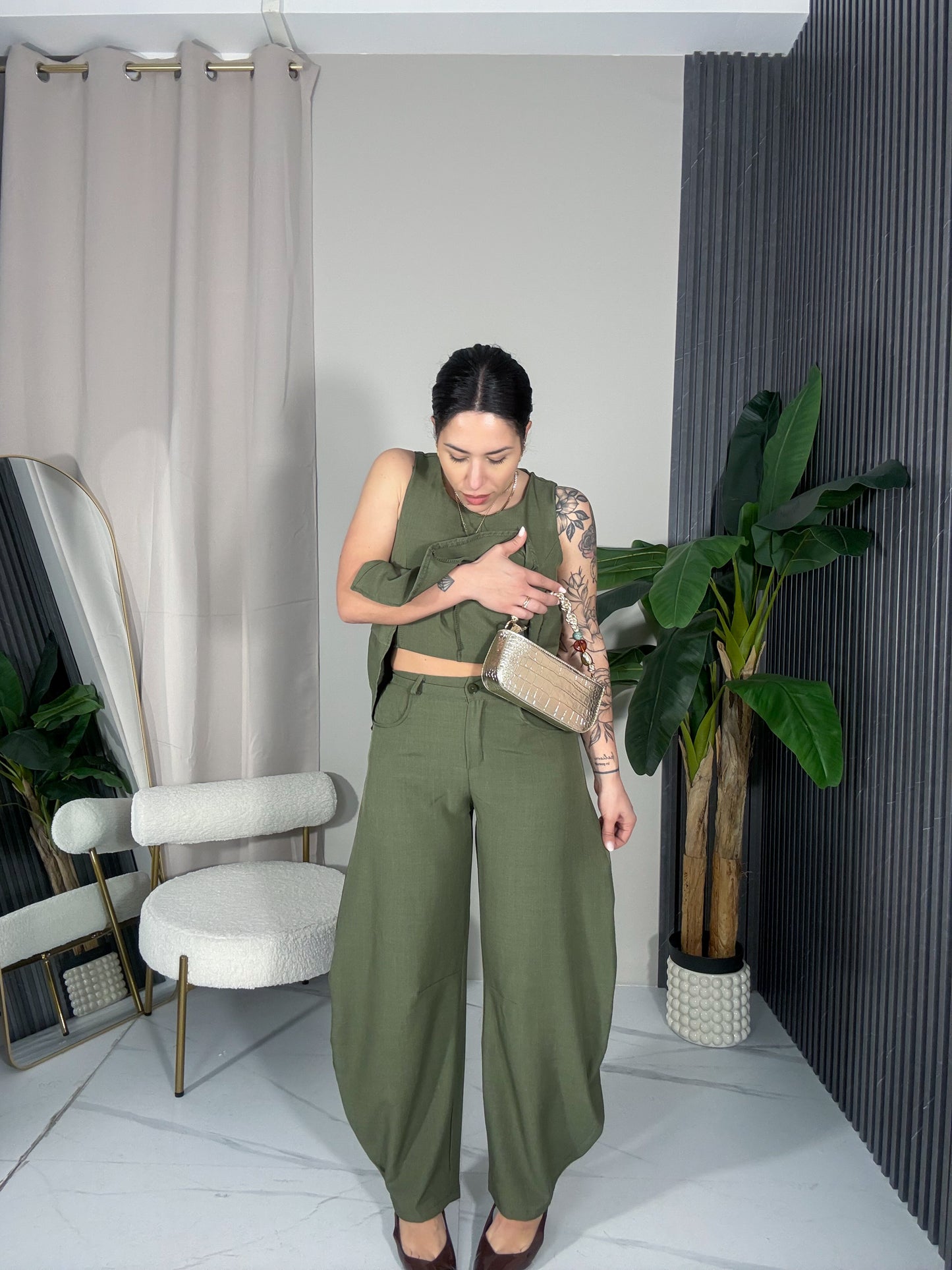 Completo Noelle verde