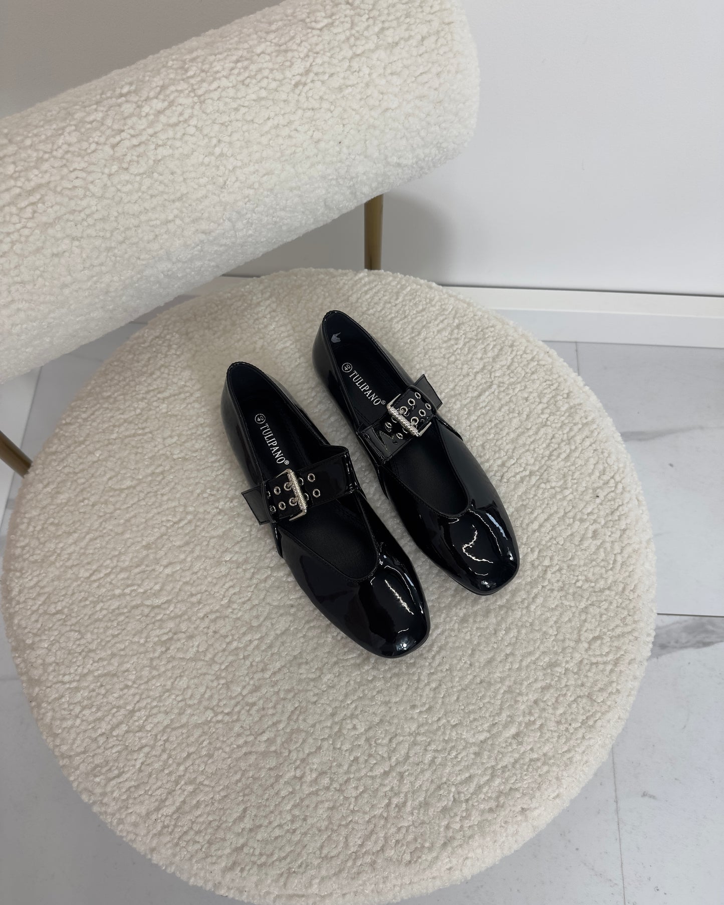 Ballerina vernice nera