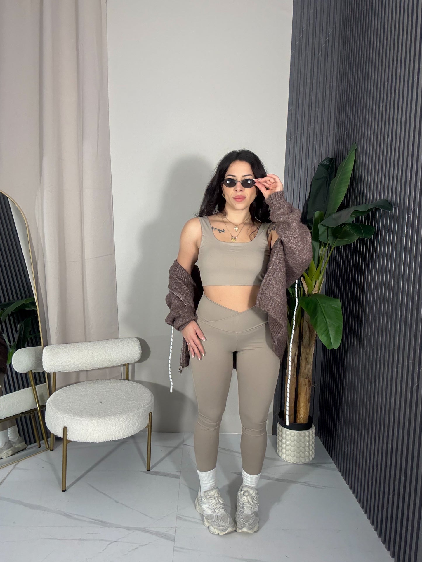 Coordinato fitness Sivilla fango