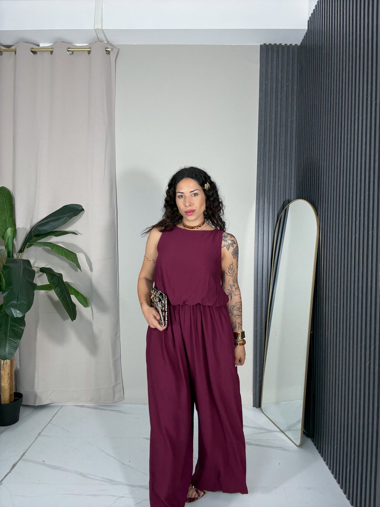 Tuta Aisha bordeaux