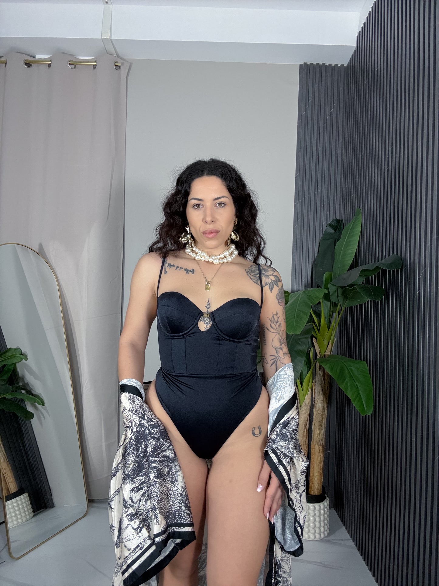 Matinée Rihanna lycra nero