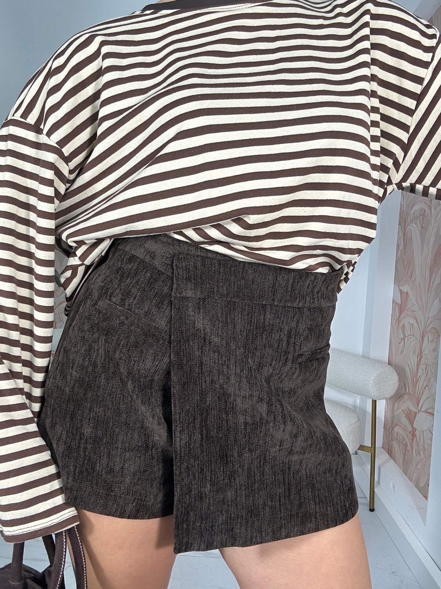 Shorts Lumina Velluto