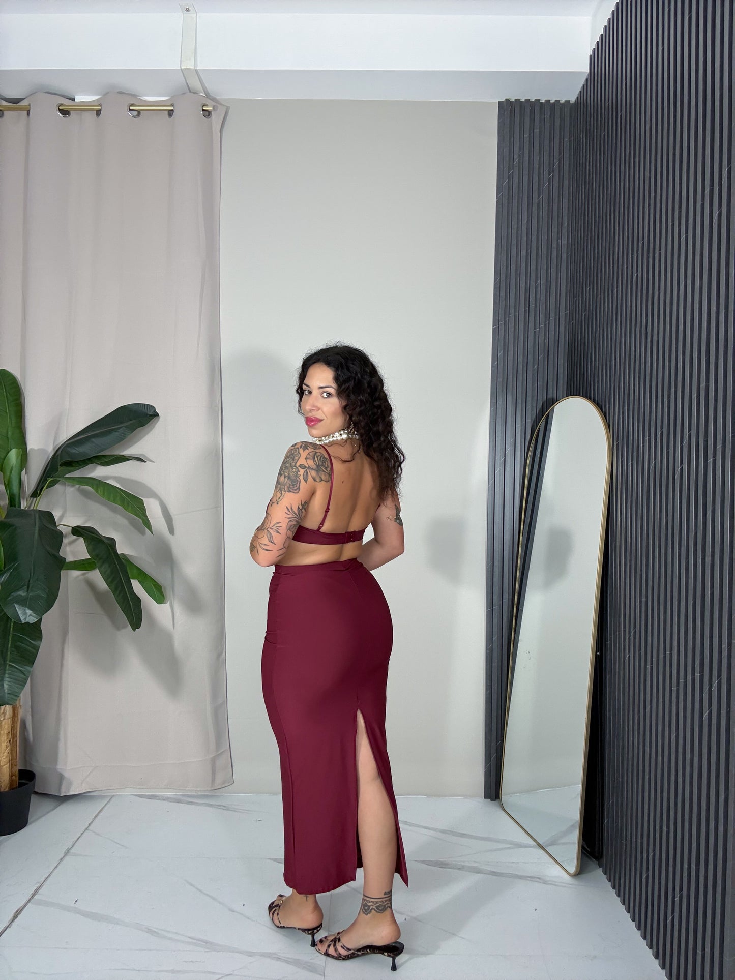 Coordinato Ramona bordeaux