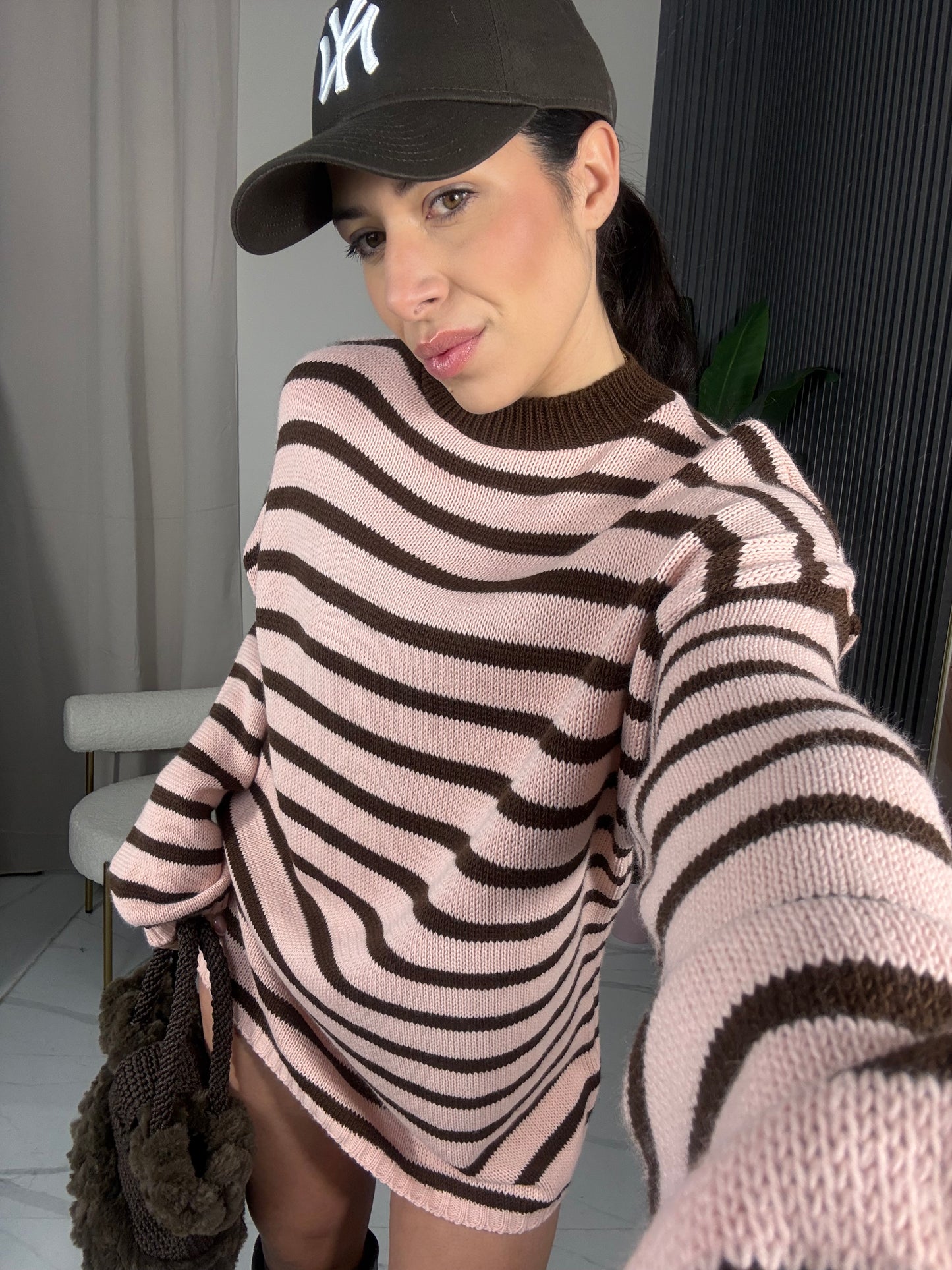 Maglione over striped