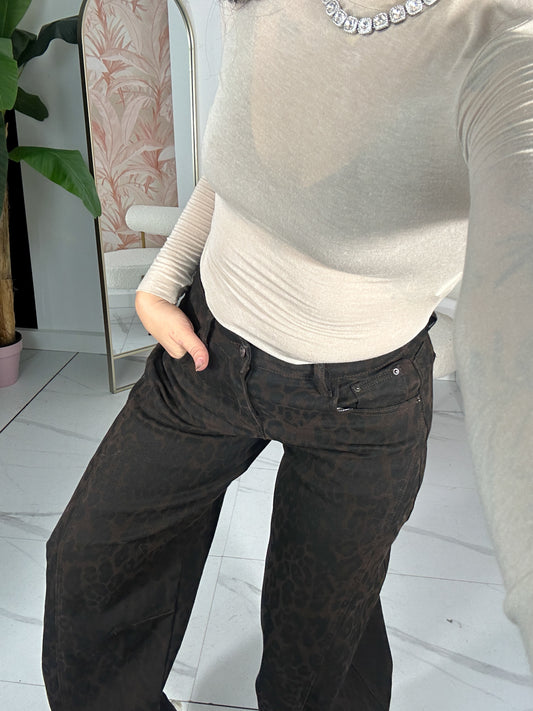 Jeans Baggy wild Brown