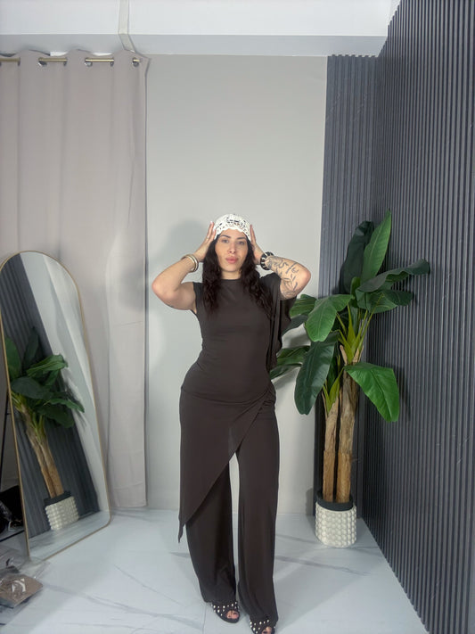 Coordinato Hazel marrone