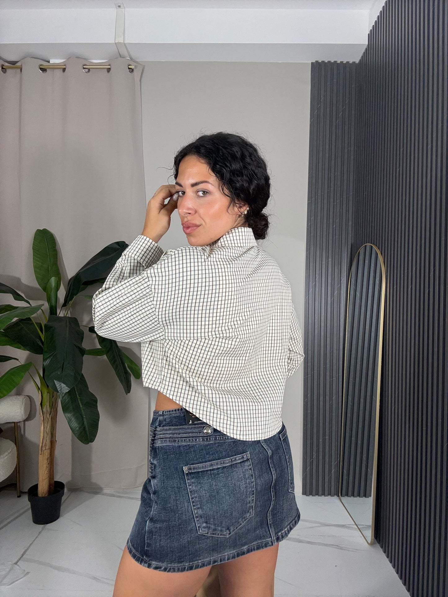 Minigonna in denim