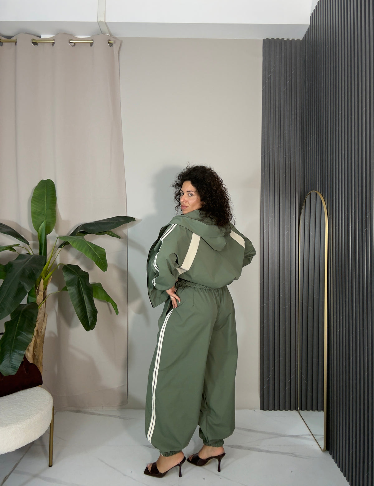 Coordinato tuta Desy verde