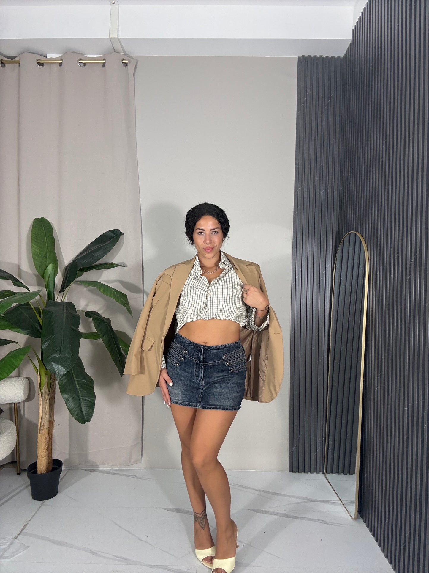Minigonna in denim