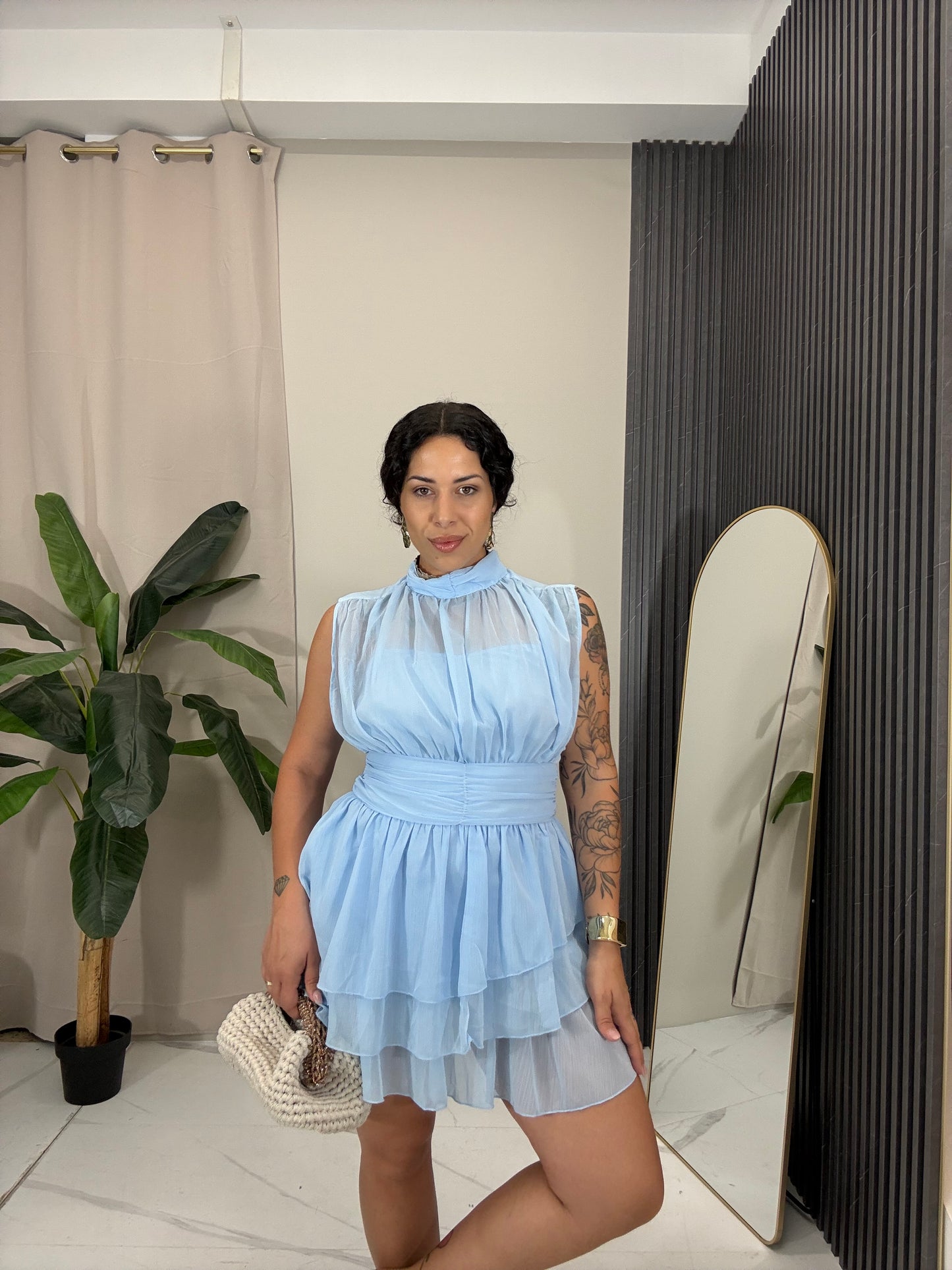 Abito Tamara celeste