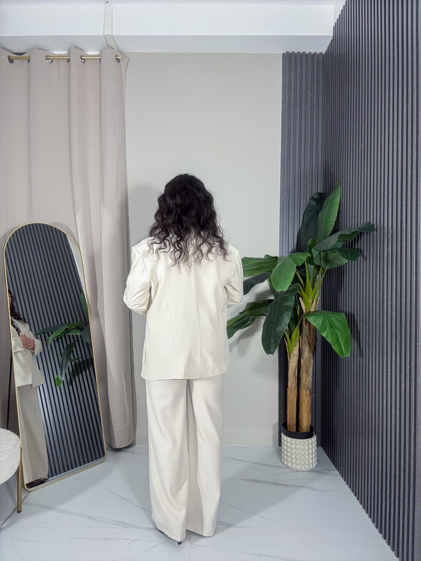 Tailleur Amanda beige