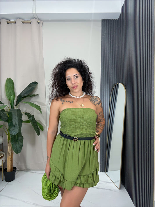 Tuta Corta Penelope verde