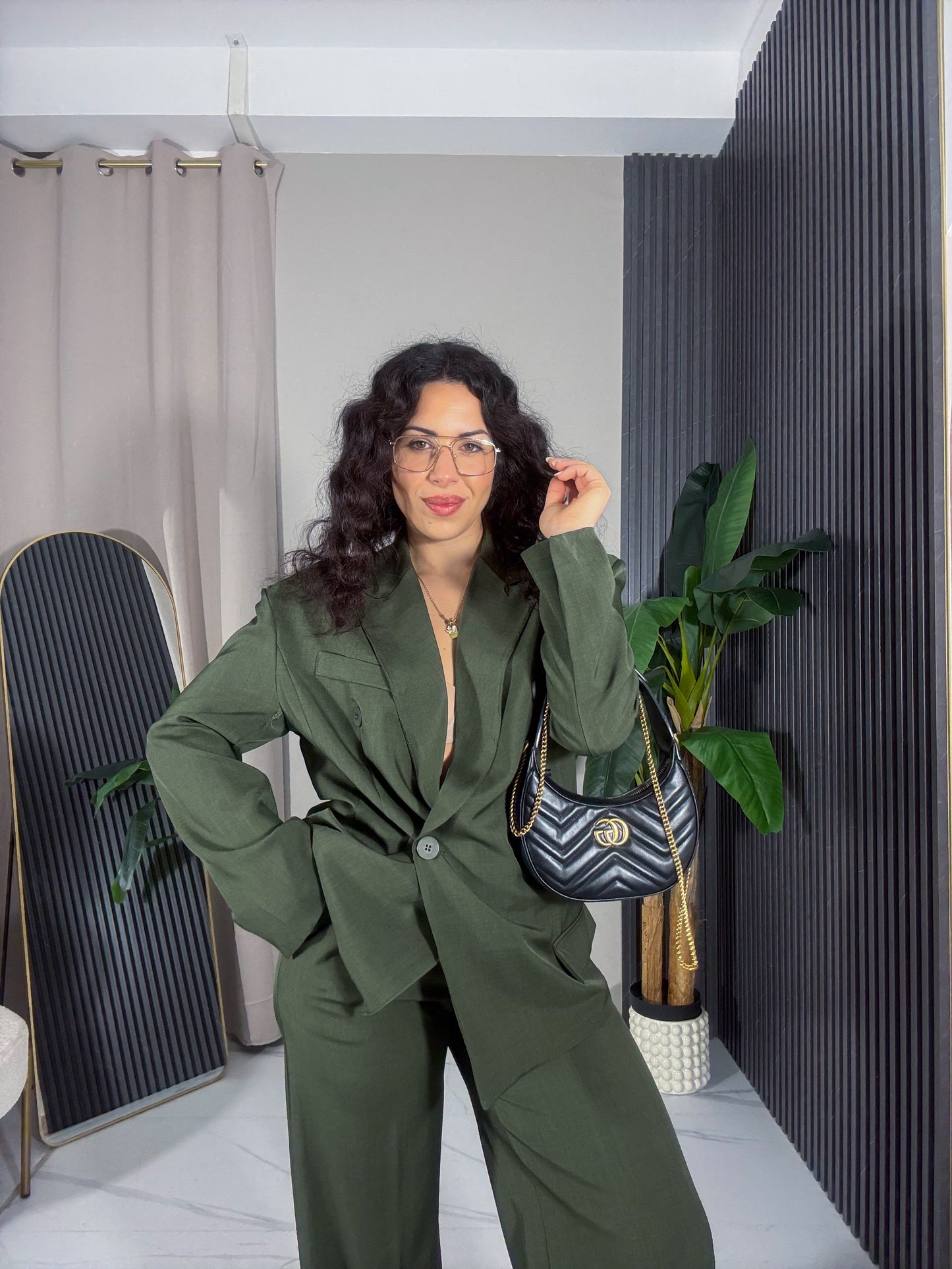 Tailleur Amanda verde