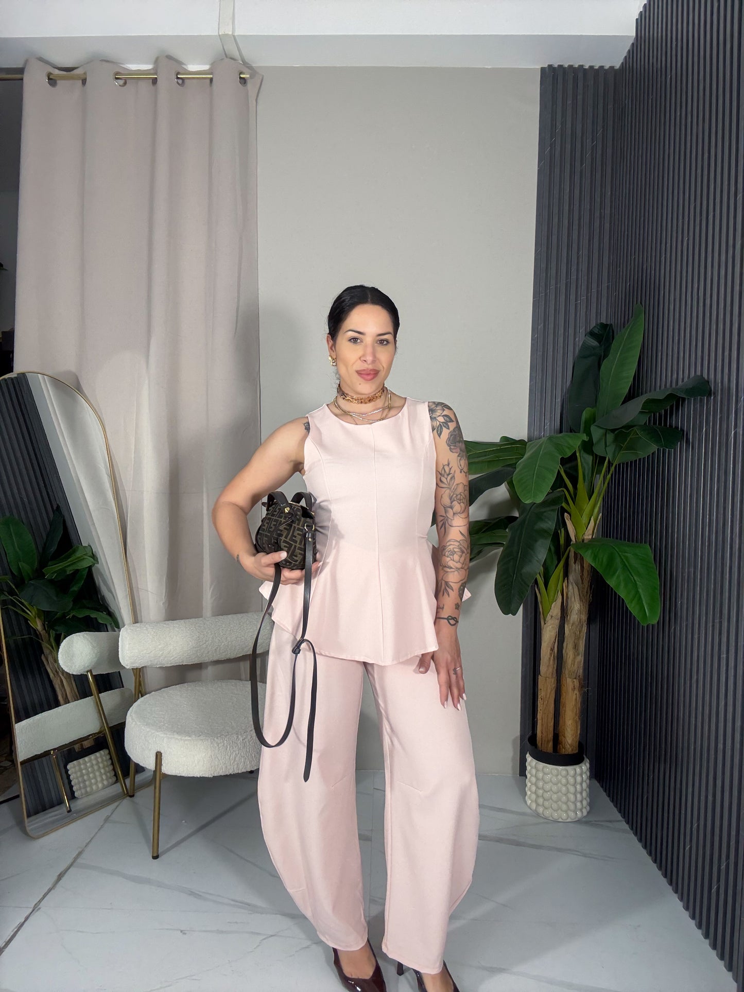 Completo Noelle rosa