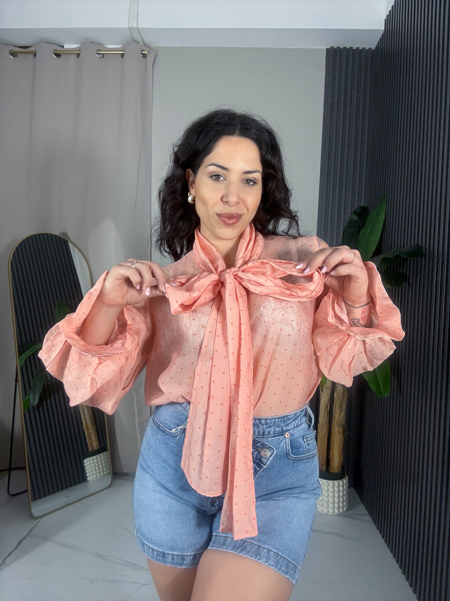 Camicia Lovely arancione