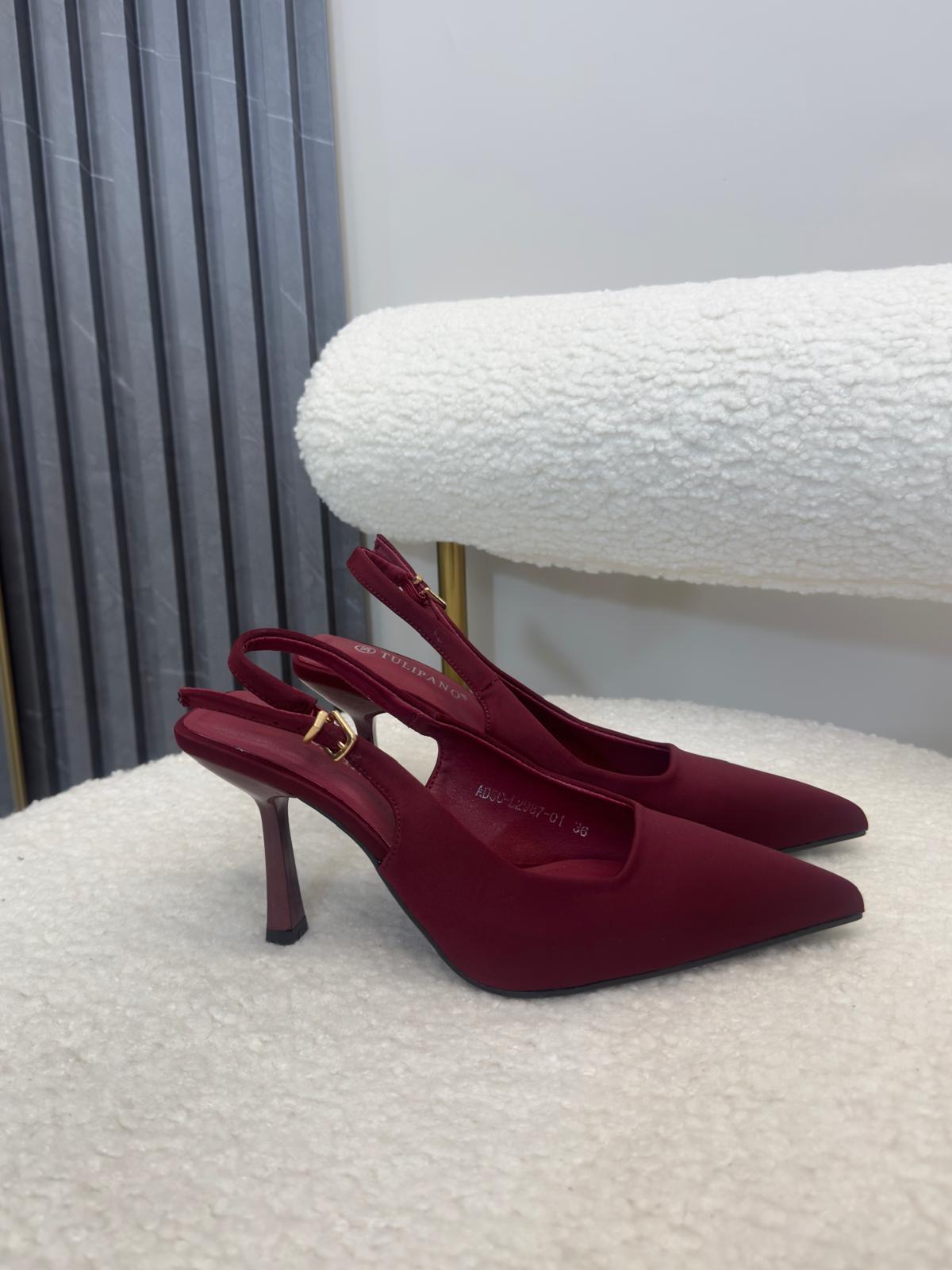 Décolleté Slingback bordeaux