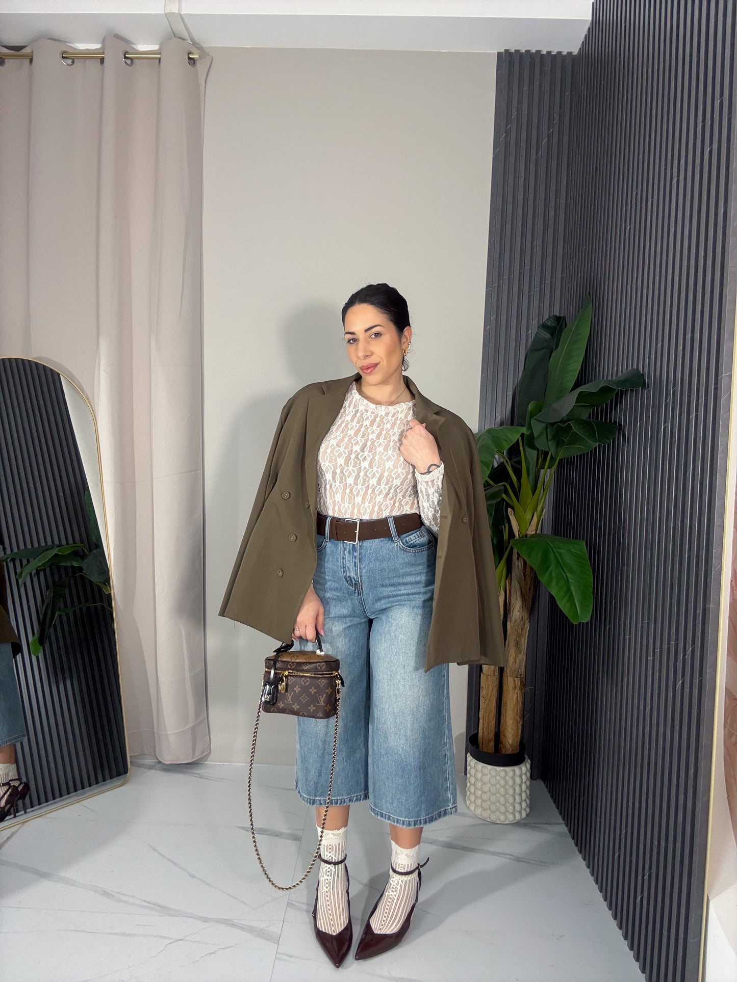 Body Margaret manica lunga beige