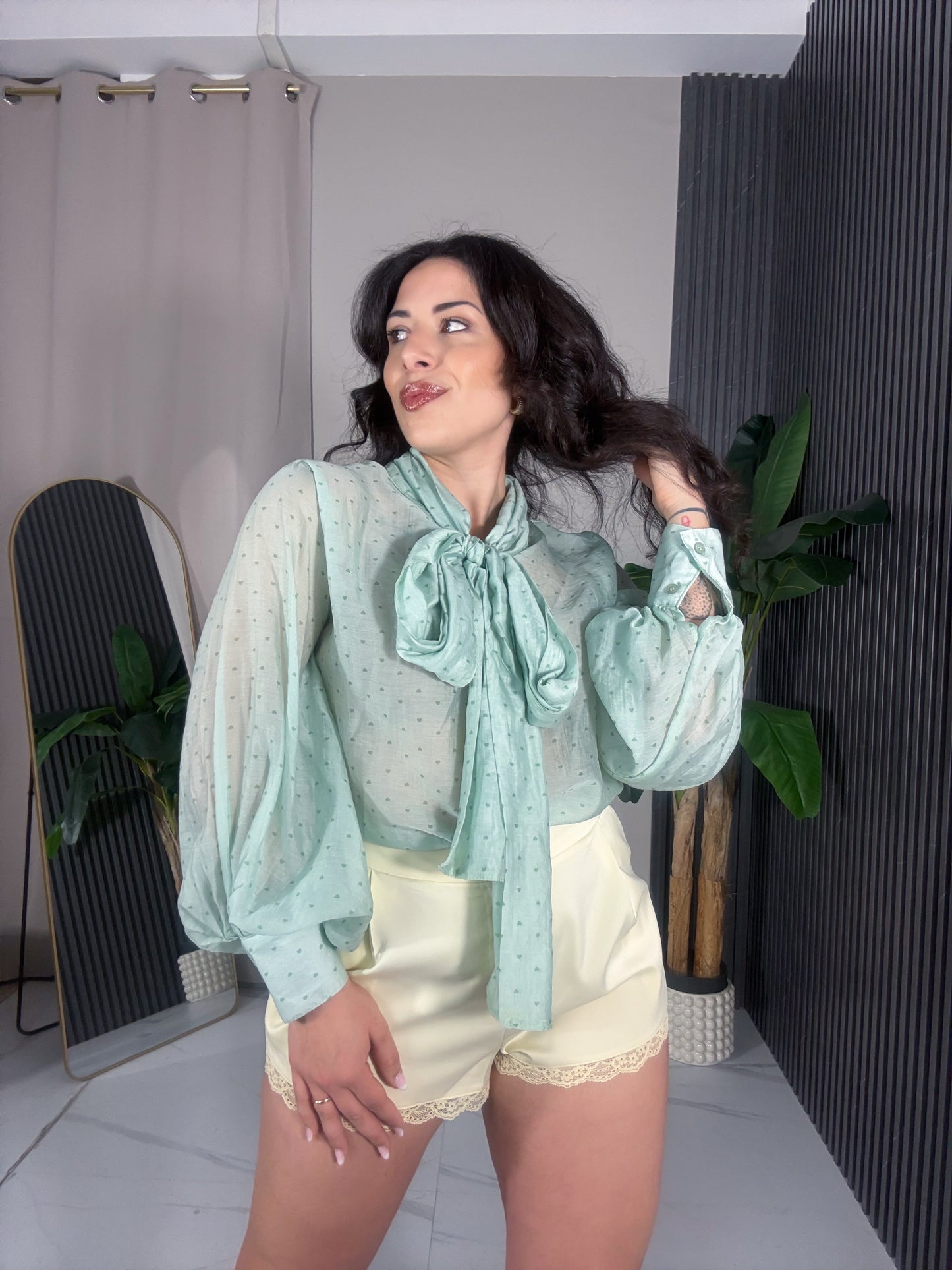 Camicia Lovely verde
