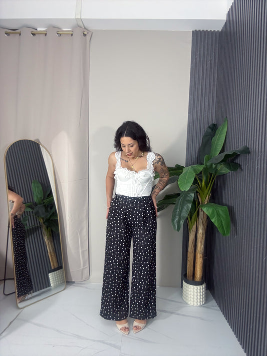 Pantalone pois nero