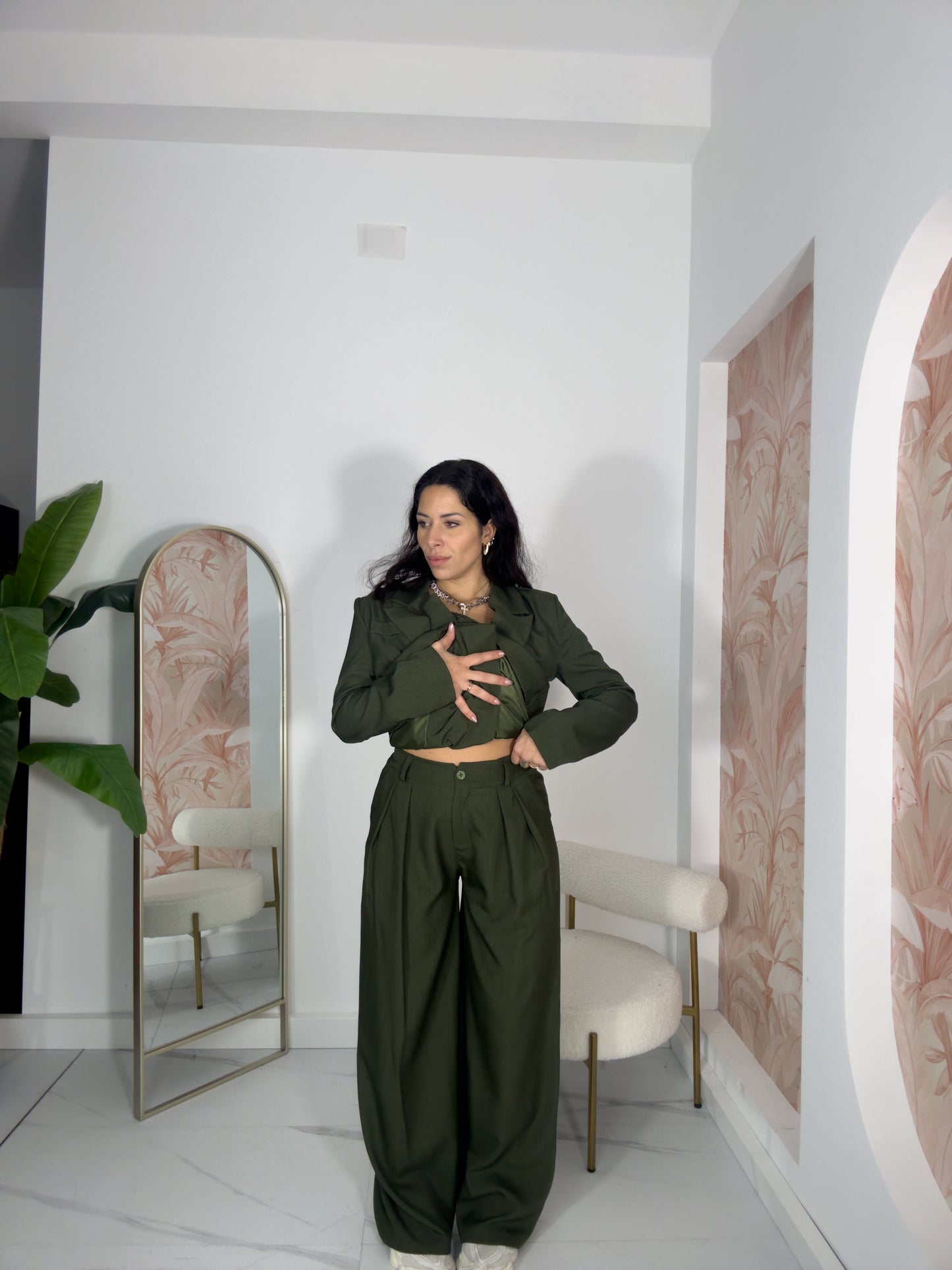 Tailleur doppiopetto Verde