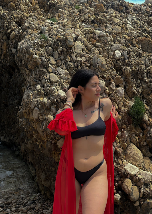 Matinée Dora lycra lucida nero