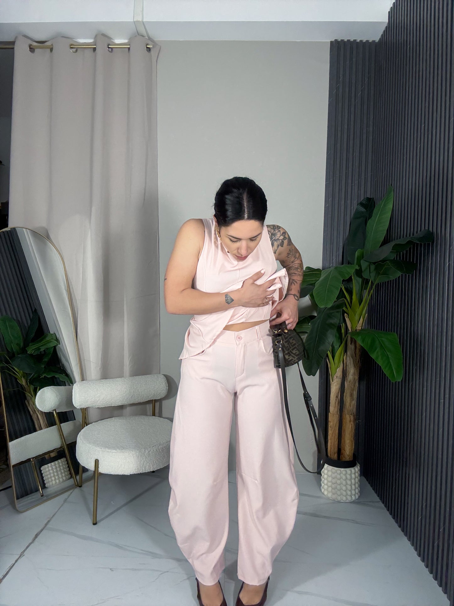 Completo Noelle rosa