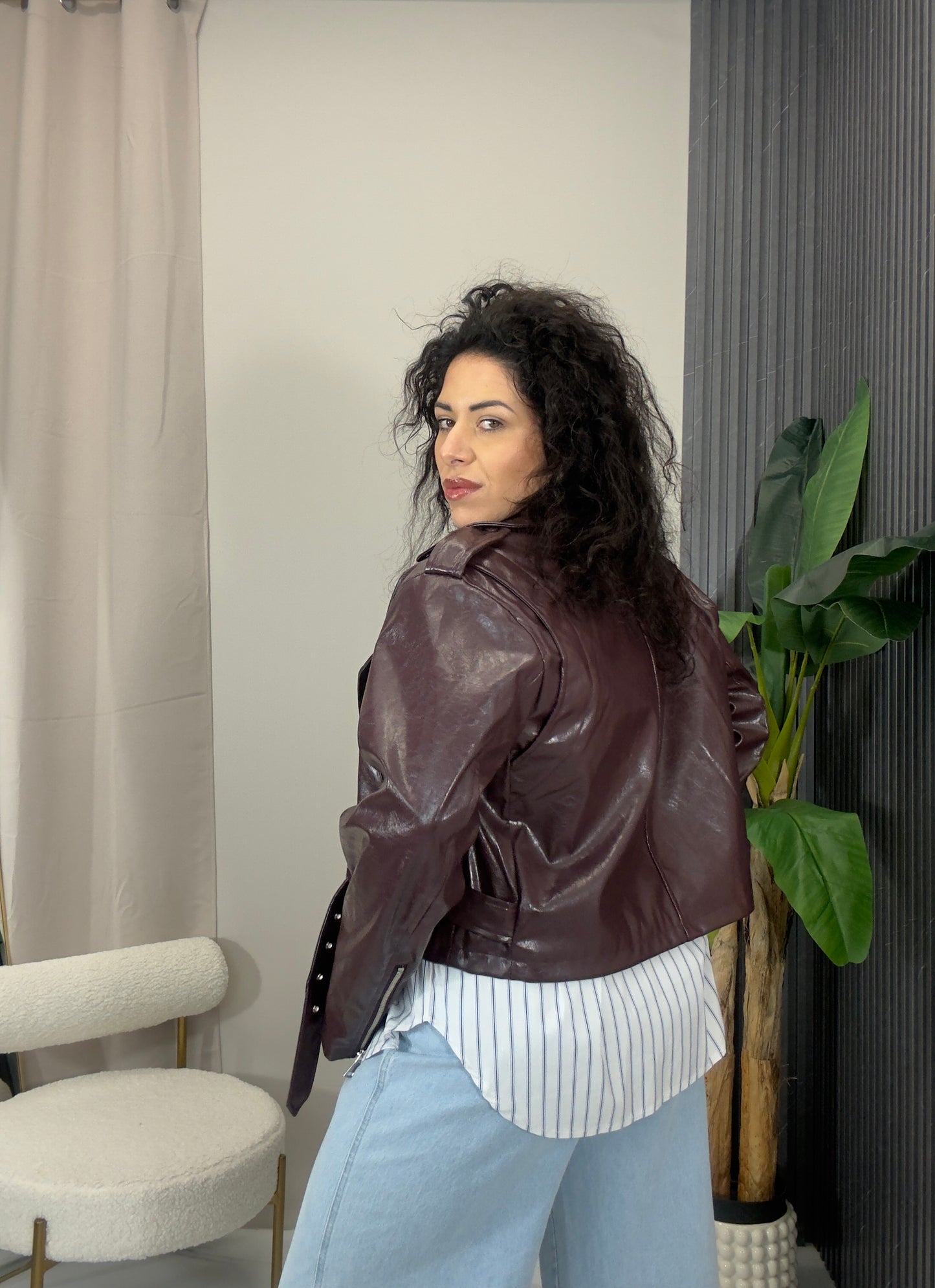 Giacca in pelle Chicago