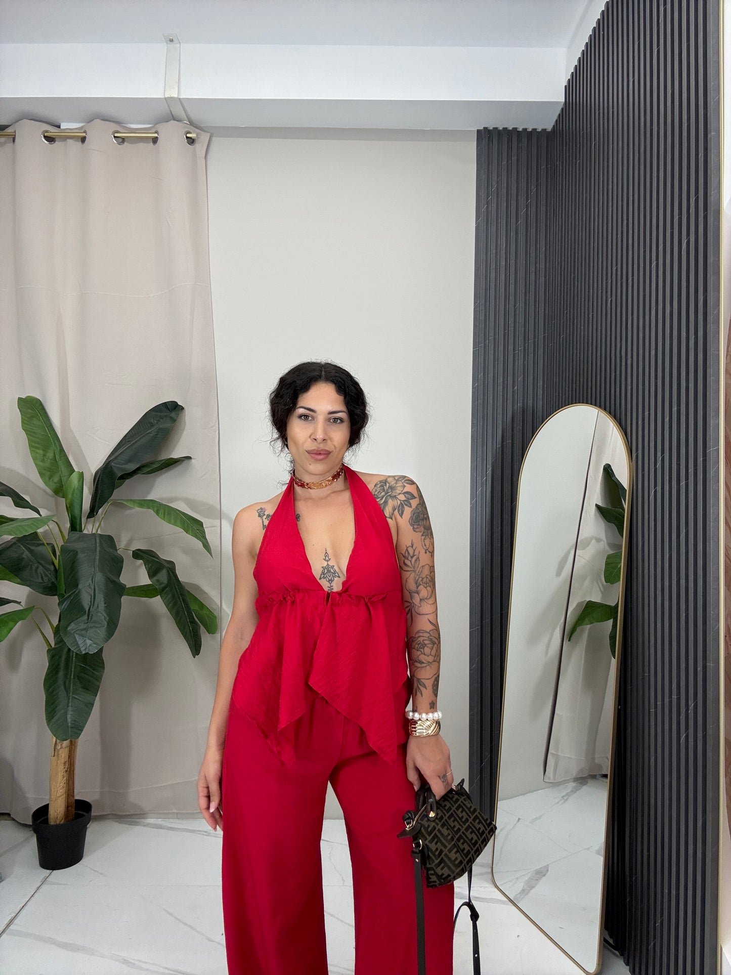 Coordinato Emily rosso