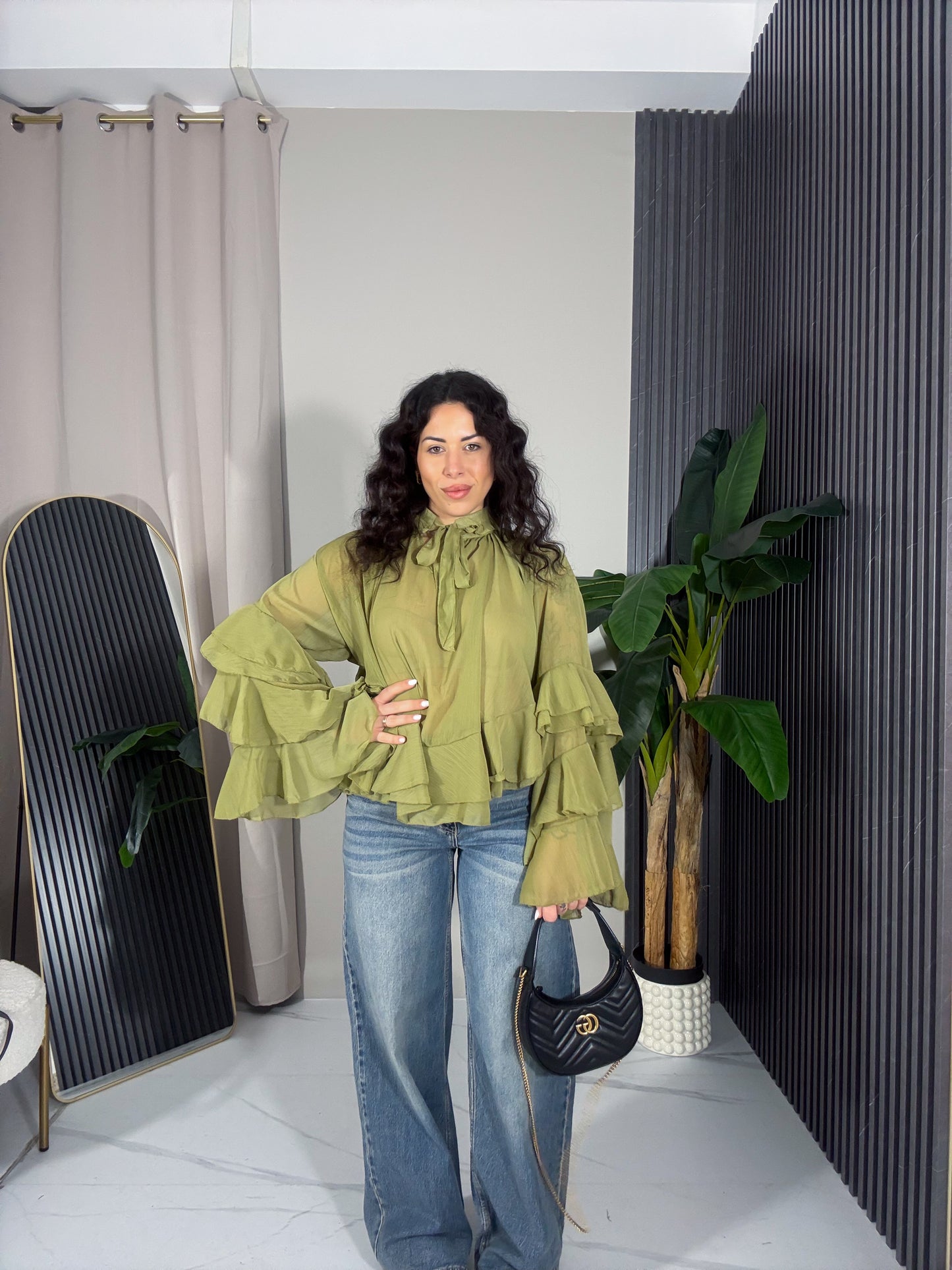 Camicia Romina verde