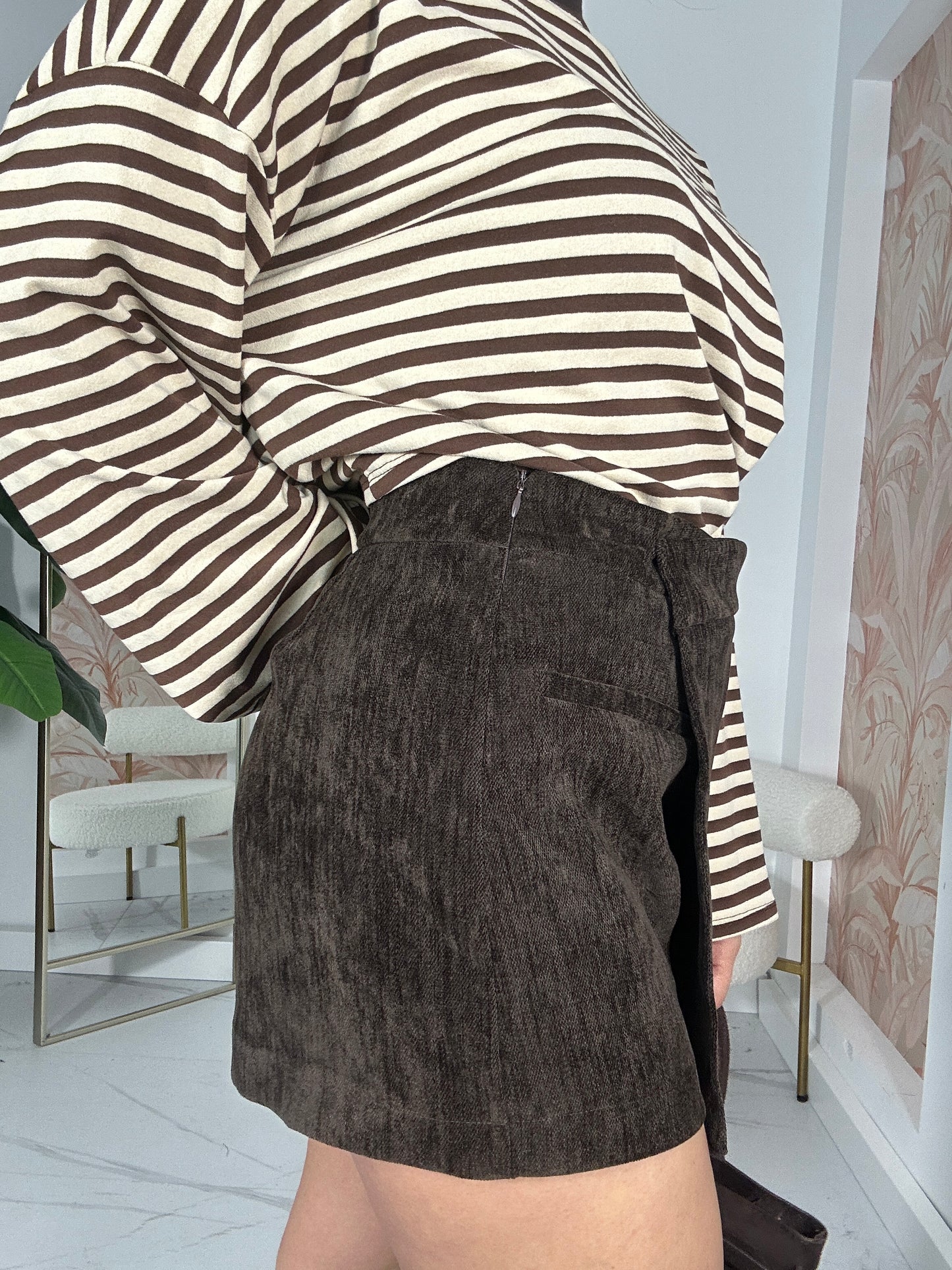 Shorts Lumina Velluto