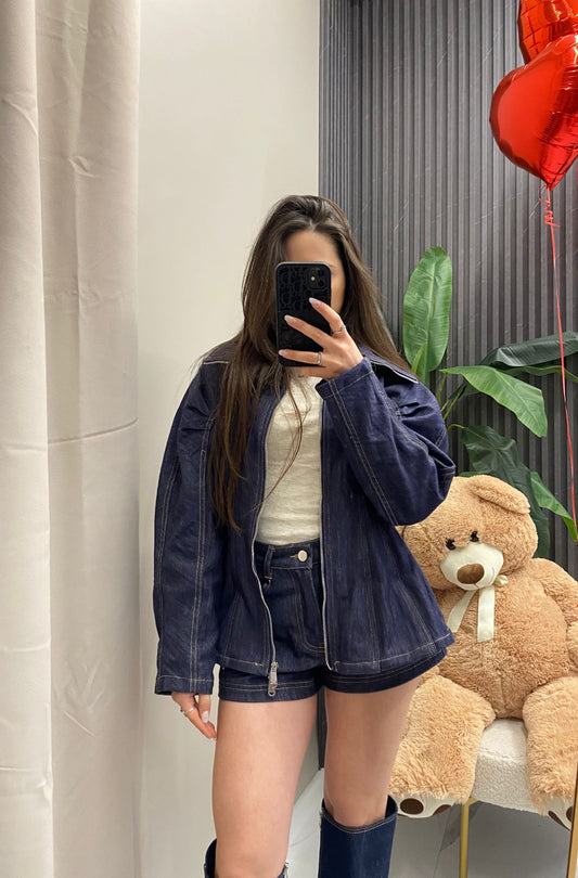 Coordinato 2 pezzi Denim