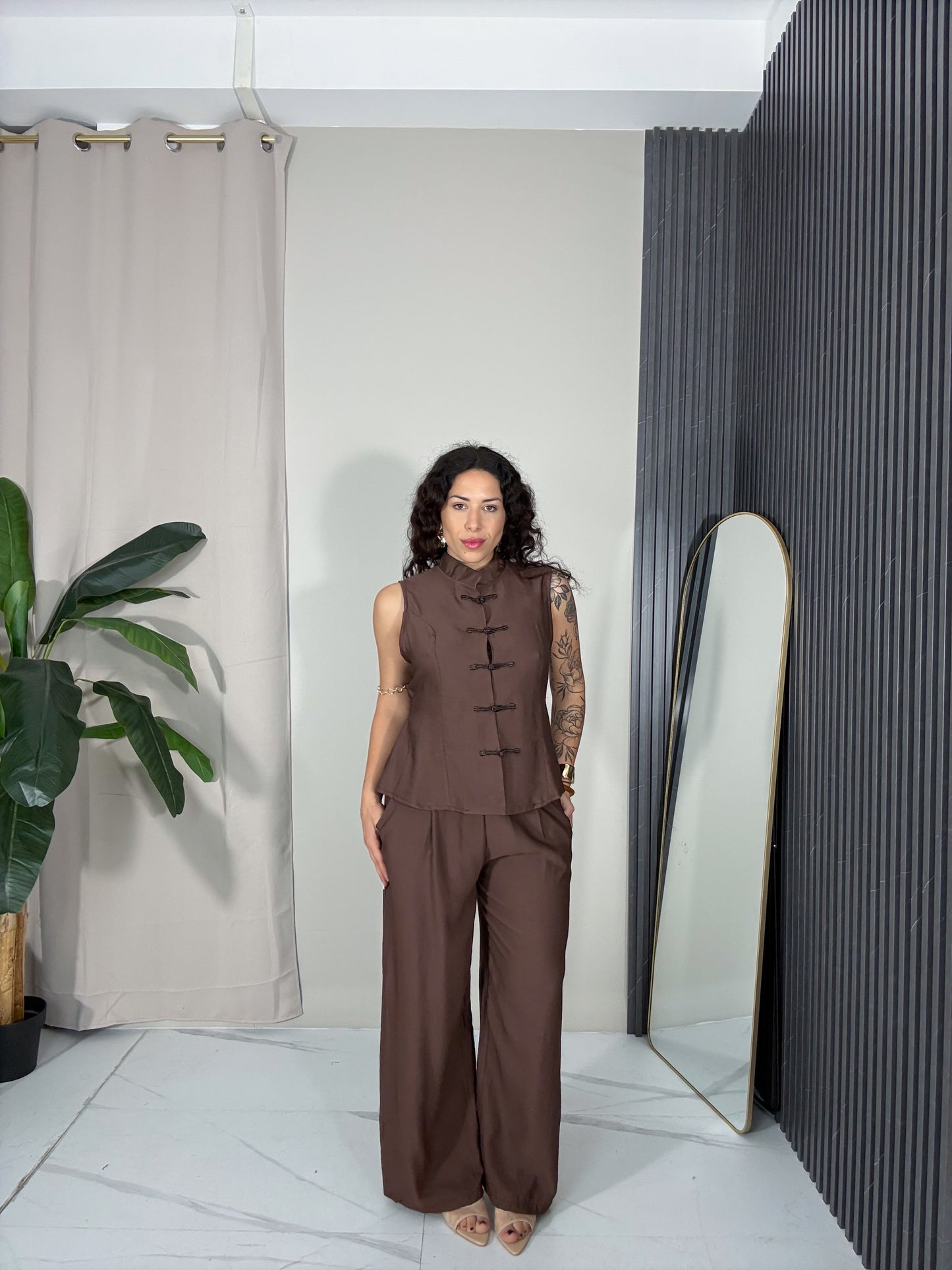 Coordinato Manuela marrone