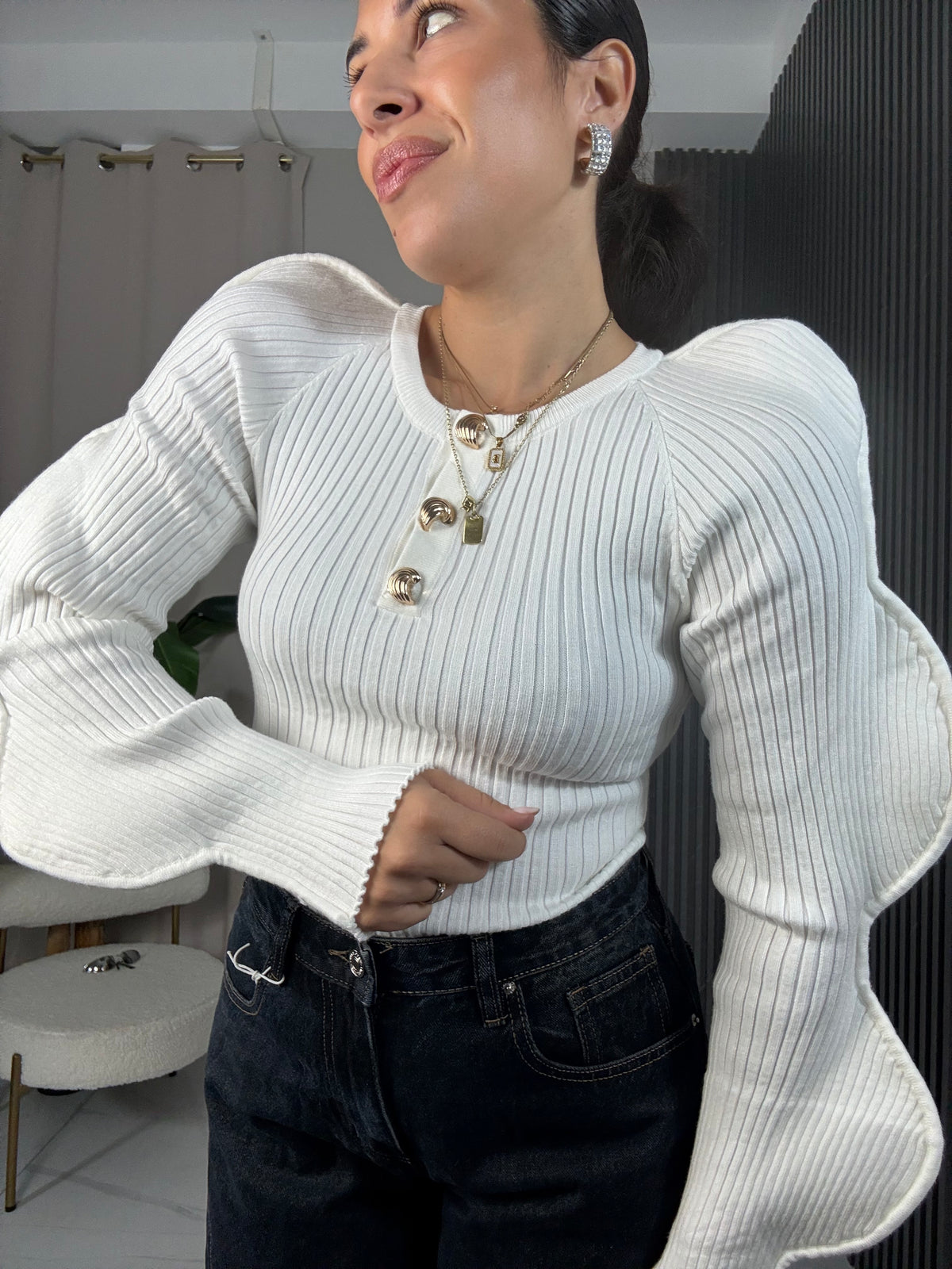 Maglia Charlotte bianca
