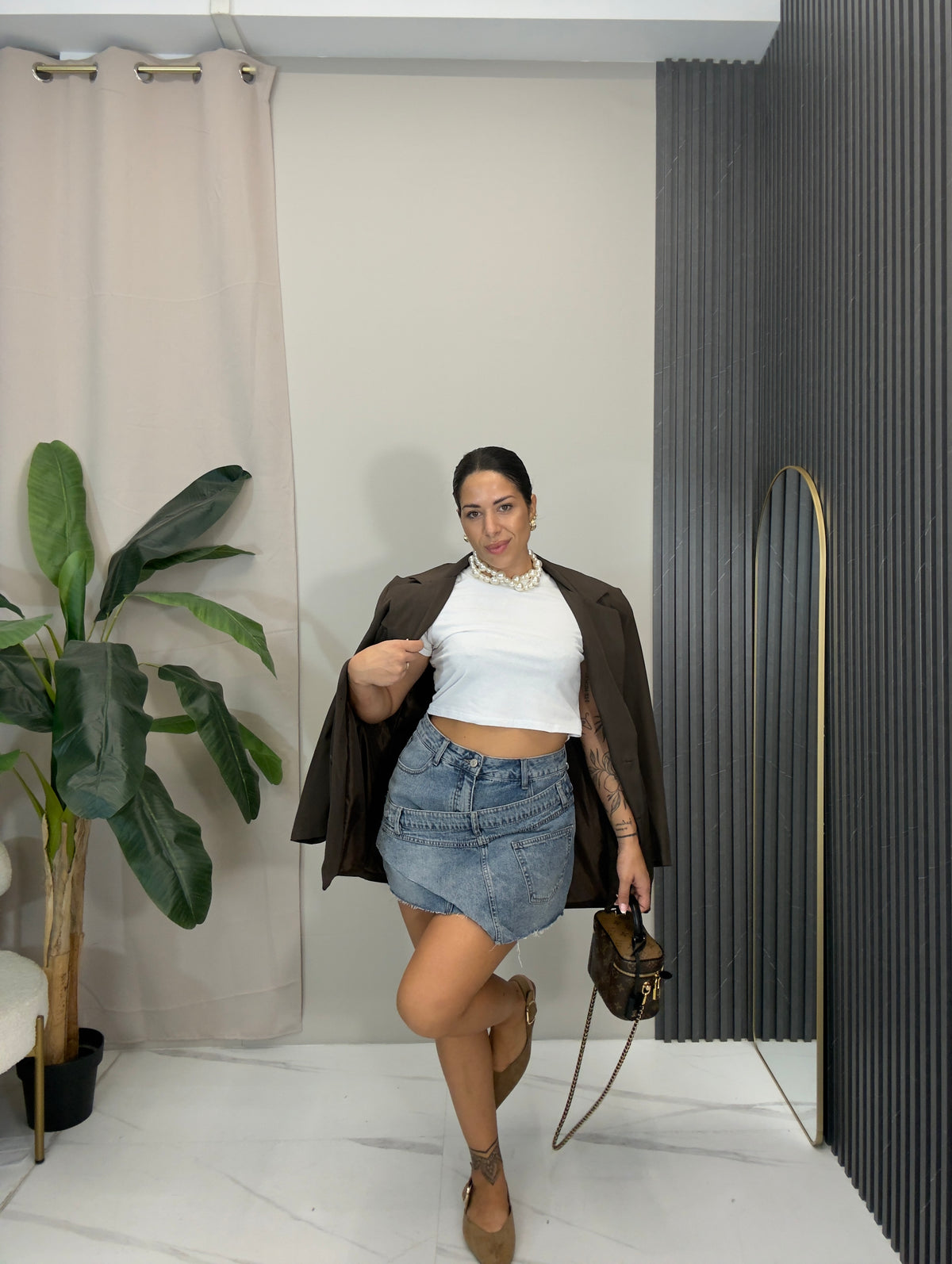 Gonna in jeans