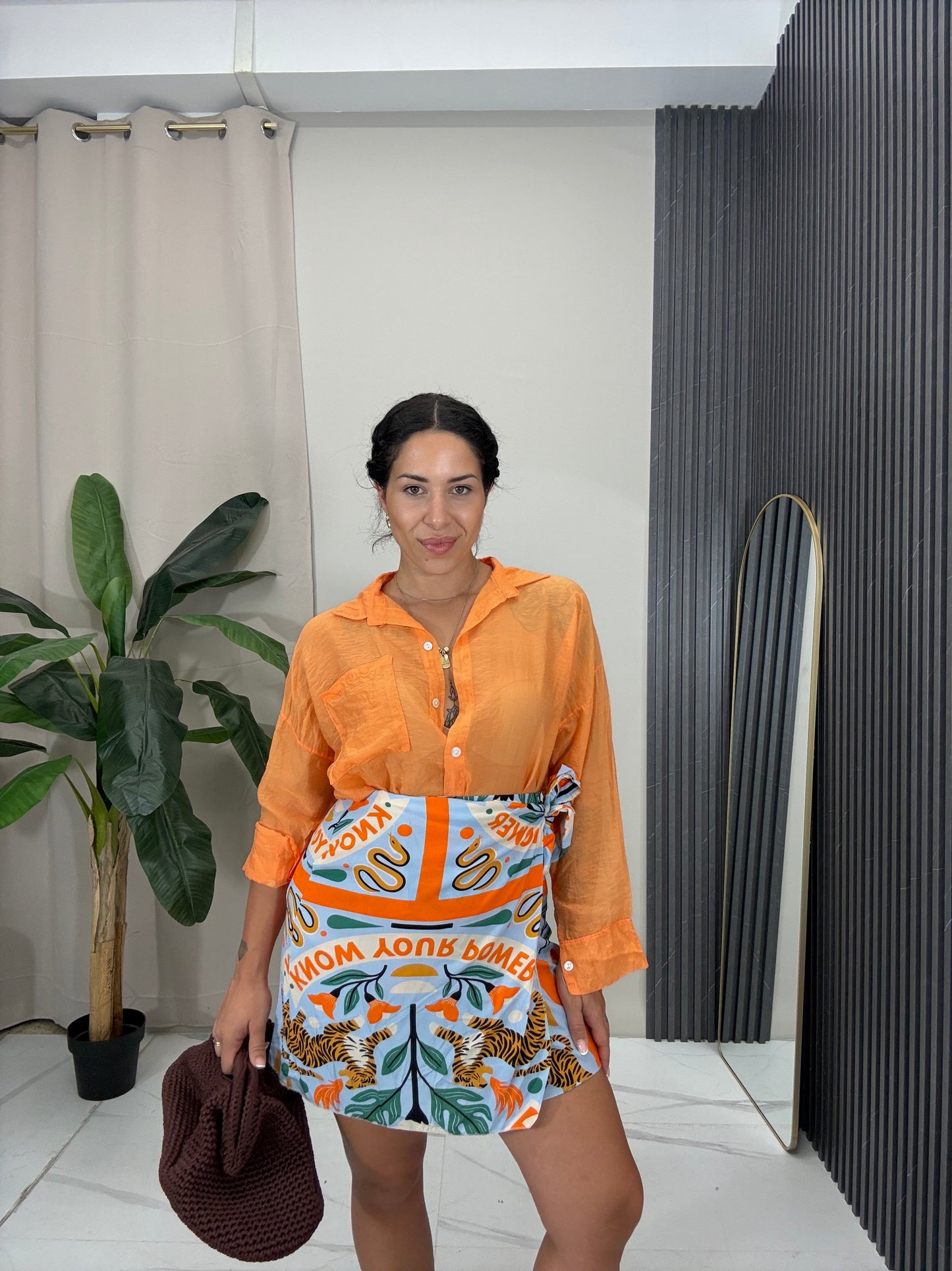 Camicia  arancione