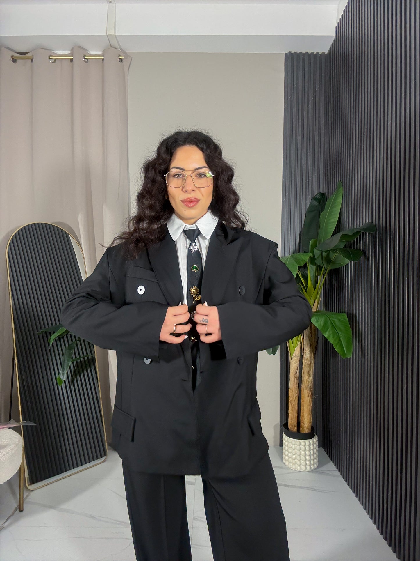 Tailleur Amanda nero