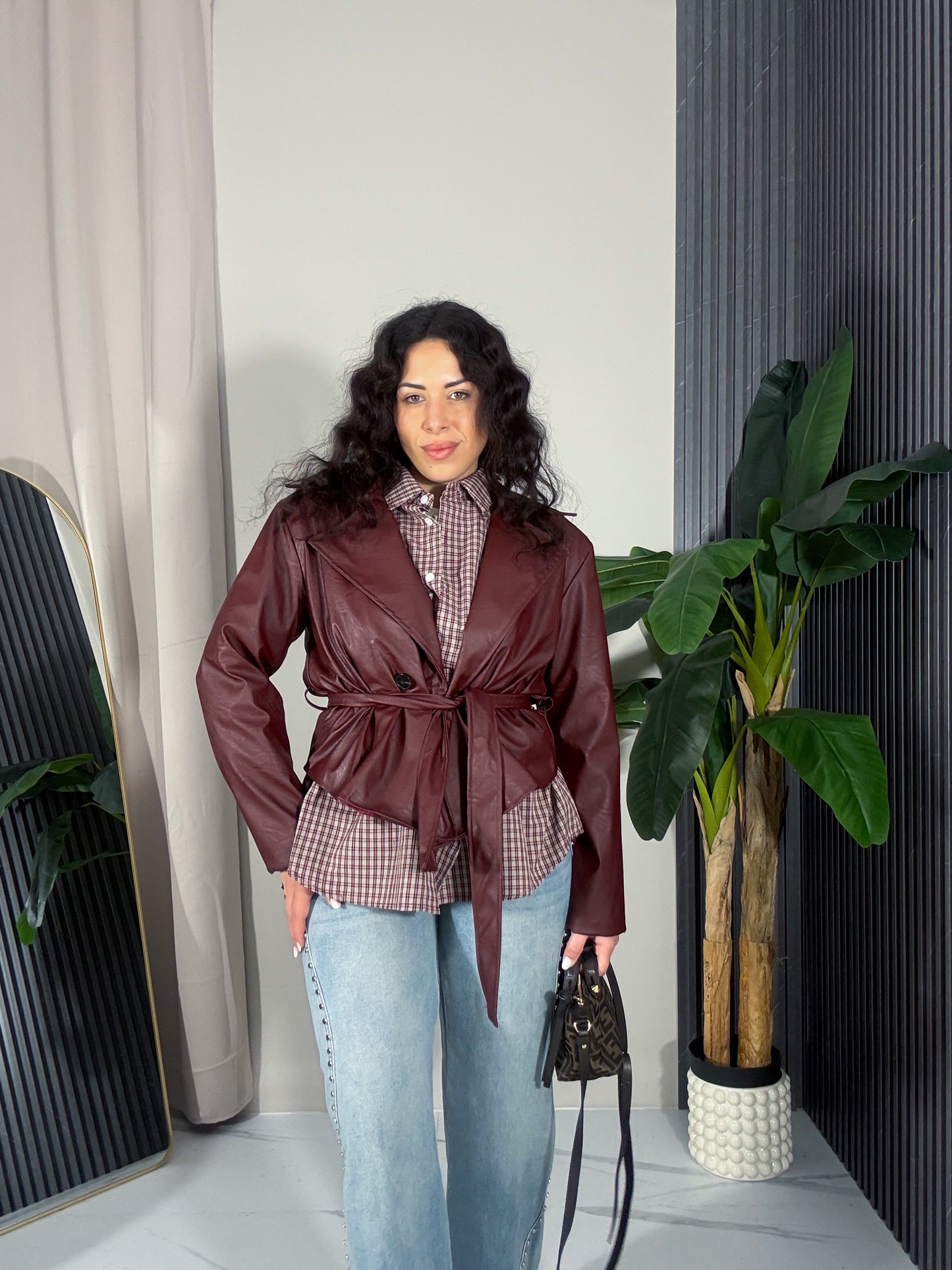 Giacca Zora bordeaux