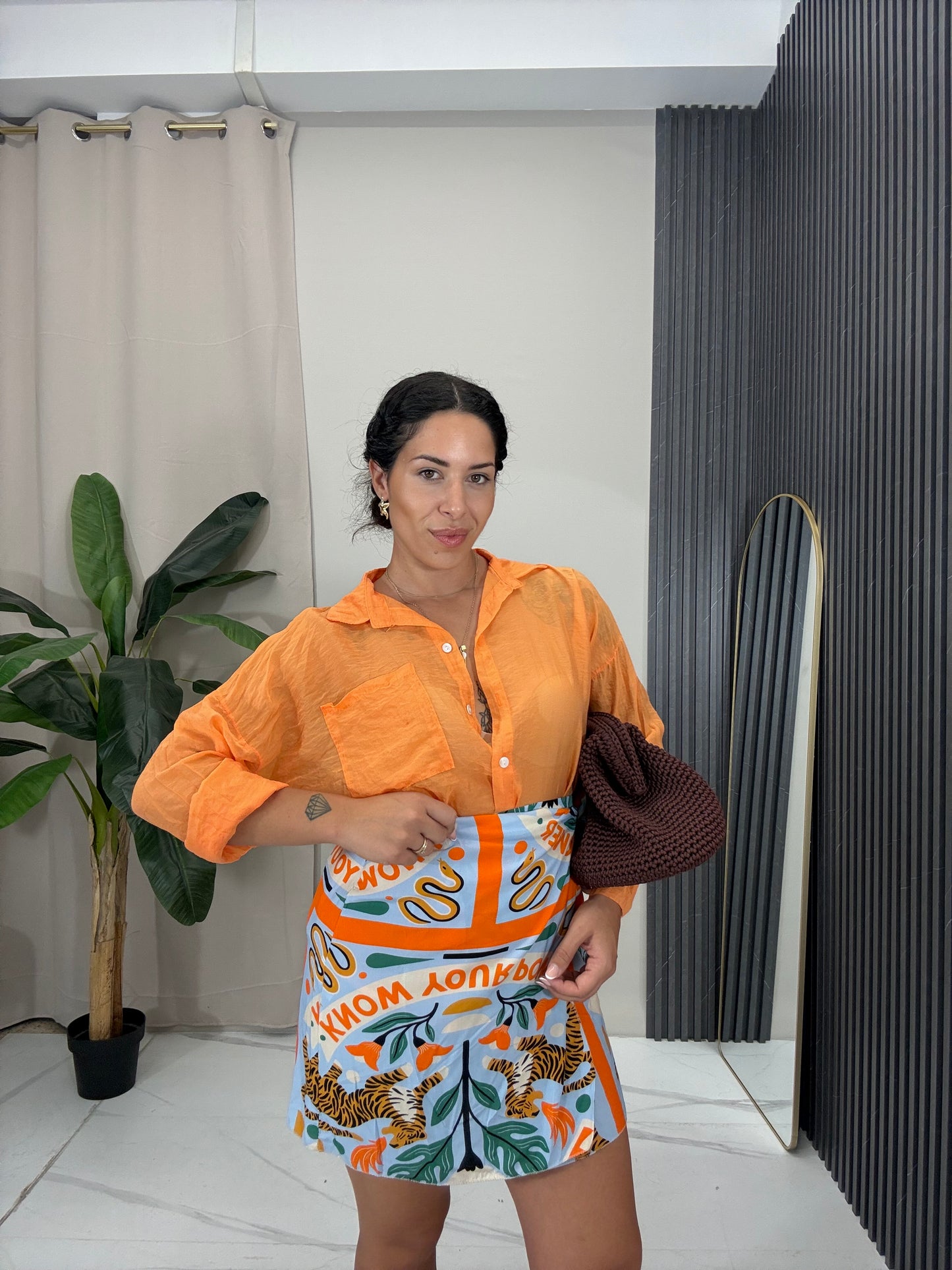 Camicia  arancione