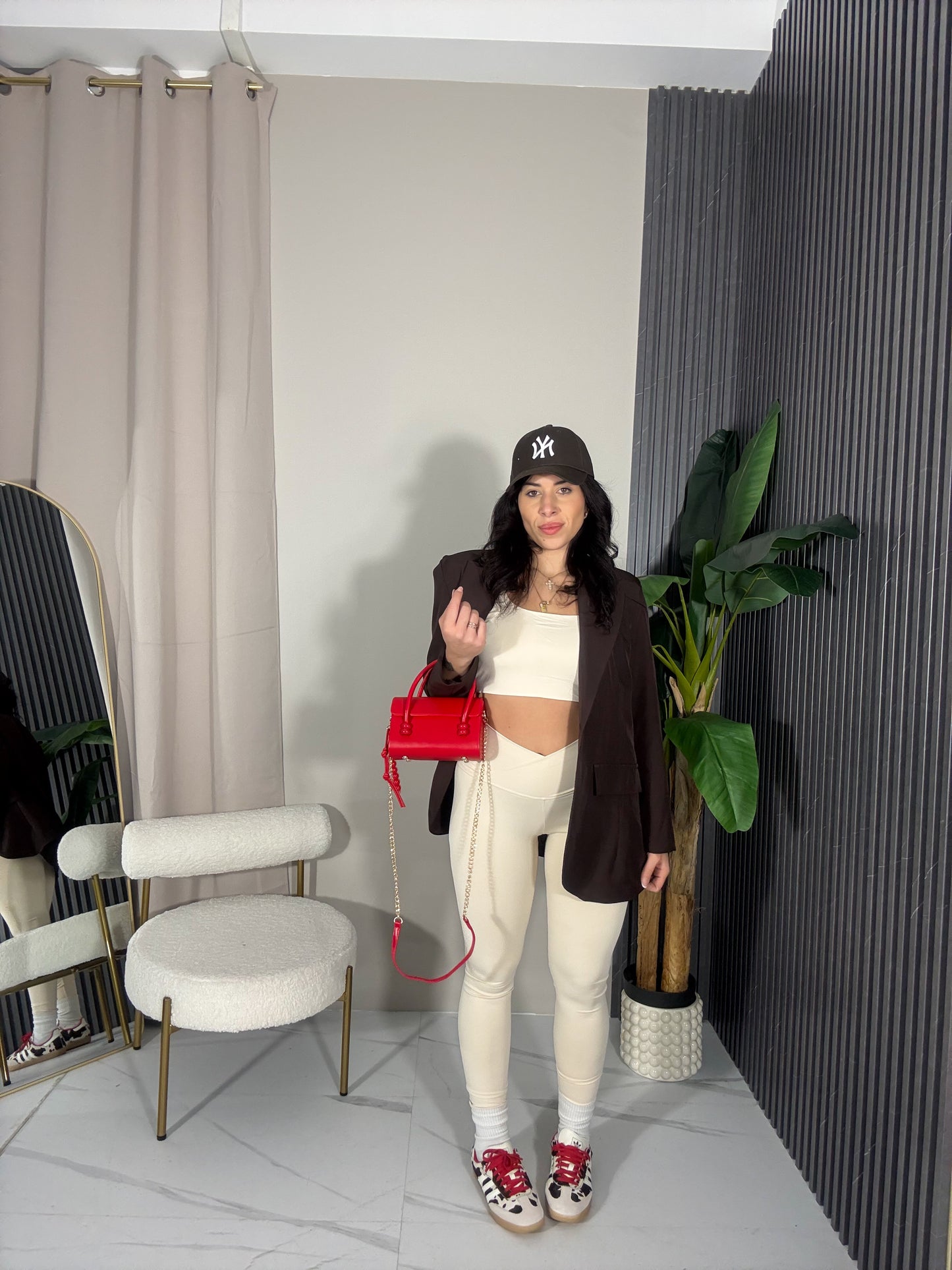 Coordinato fitness Sivilla burro