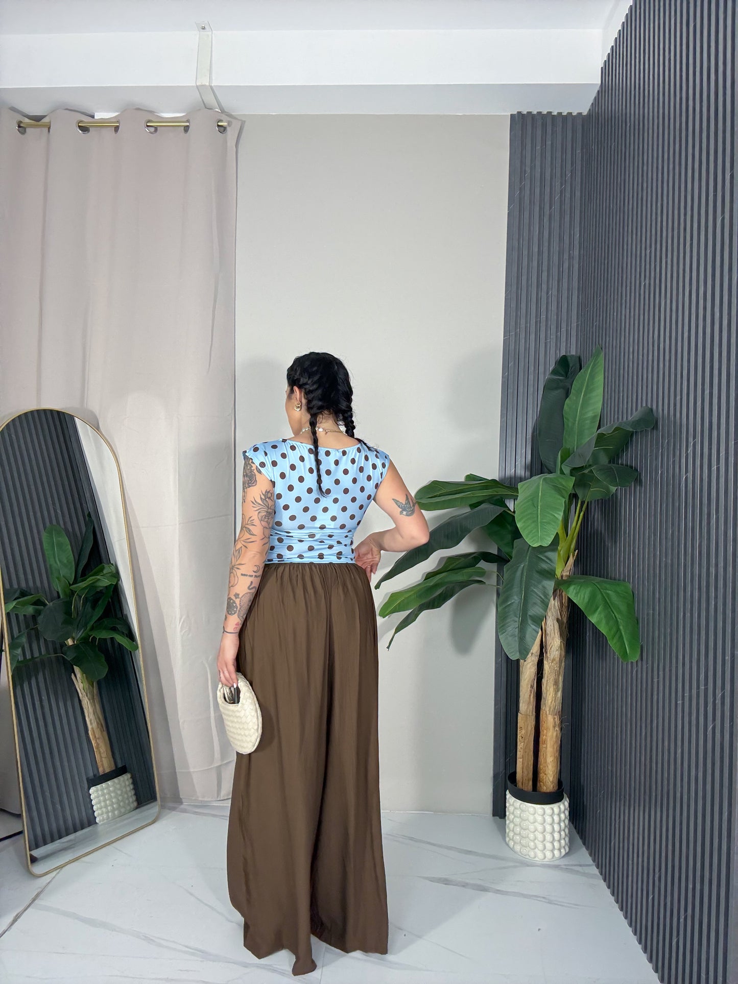Pantalone Maya marrone