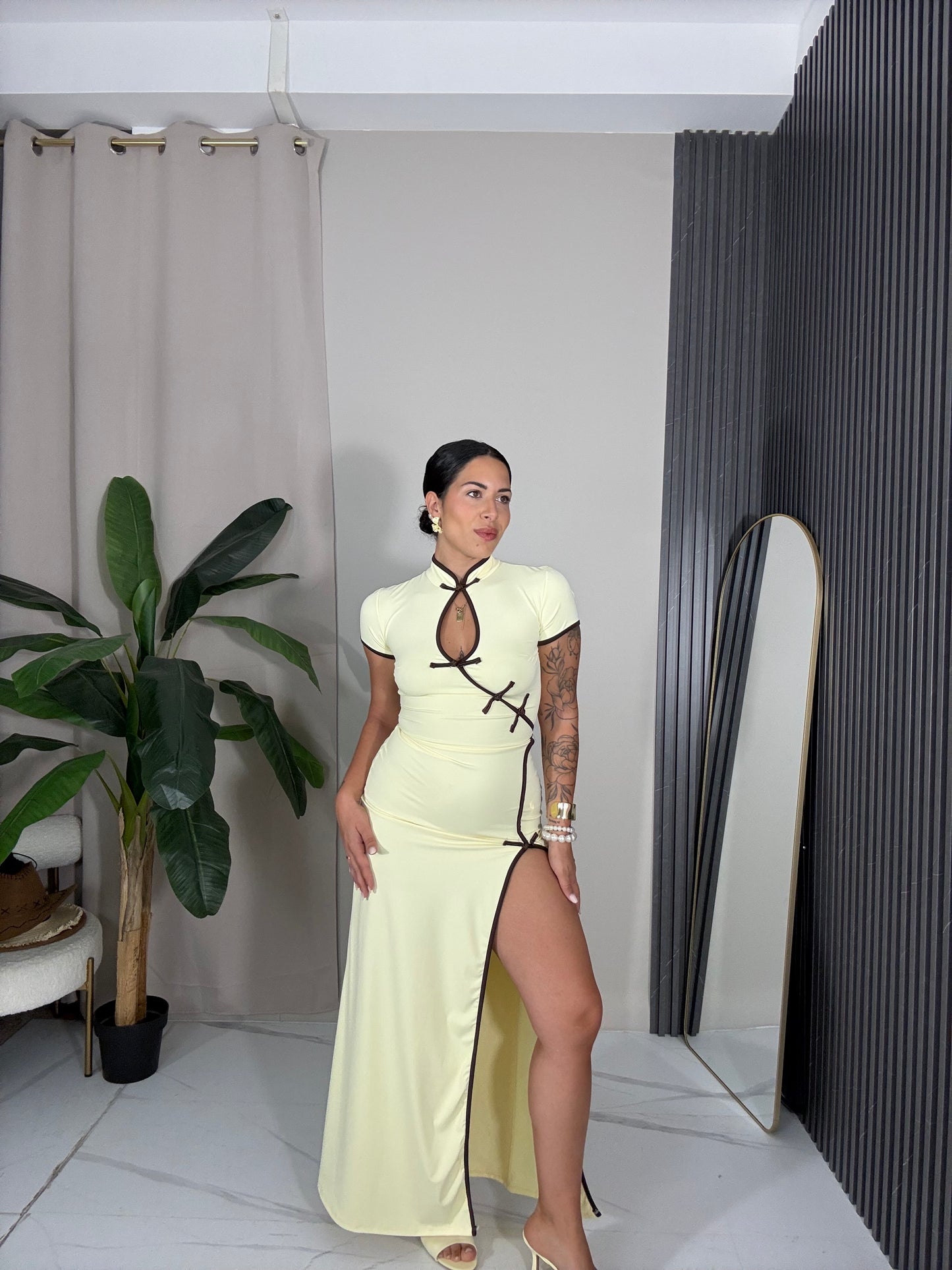 Abito Zaira giallo
