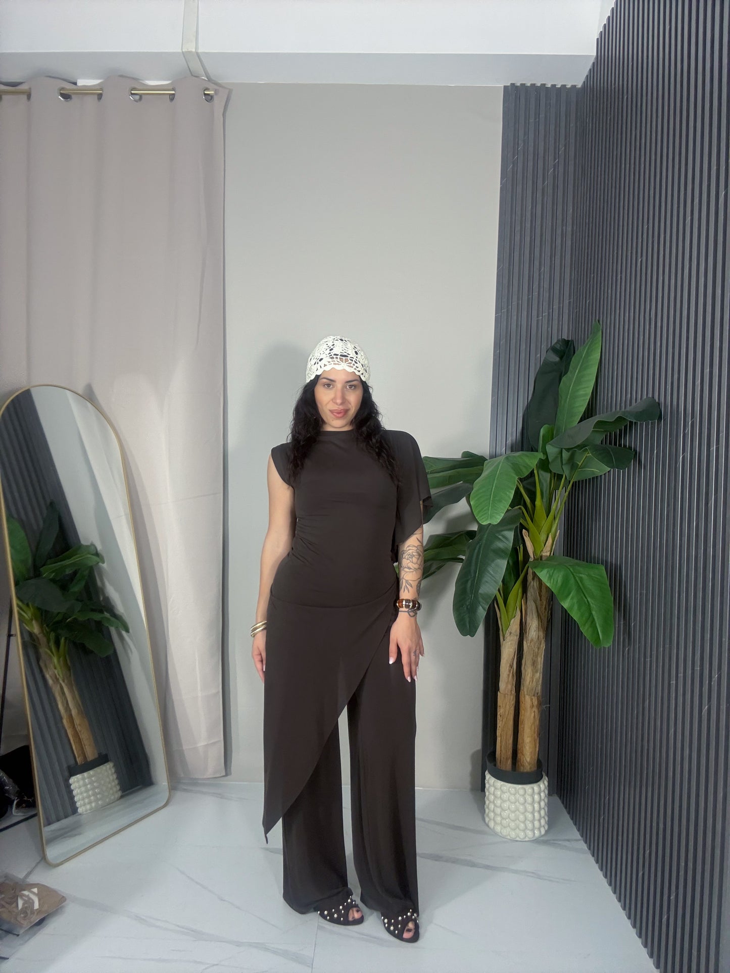 Coordinato Hazel marrone