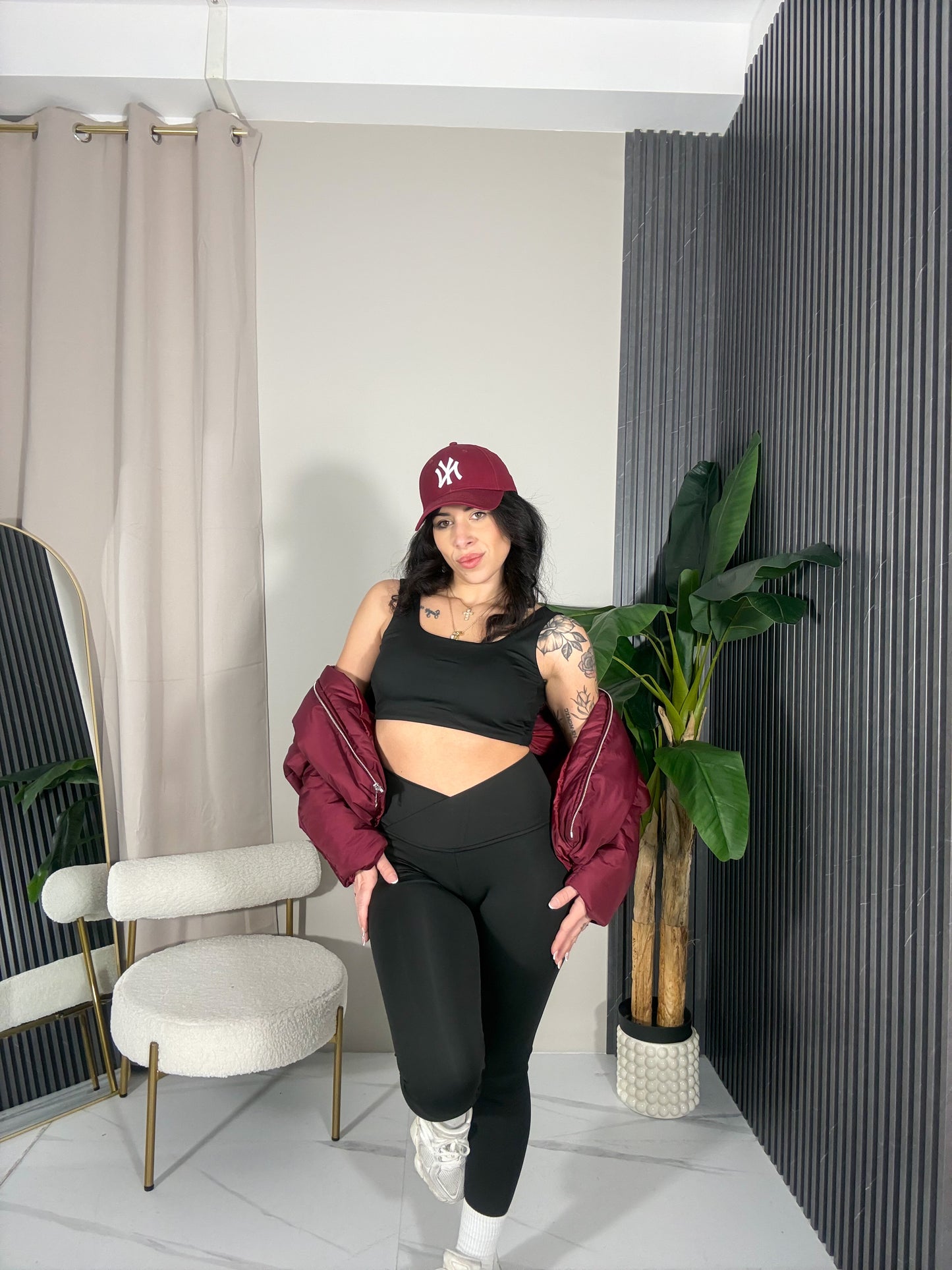 Coordinato fitness Sivilla nero