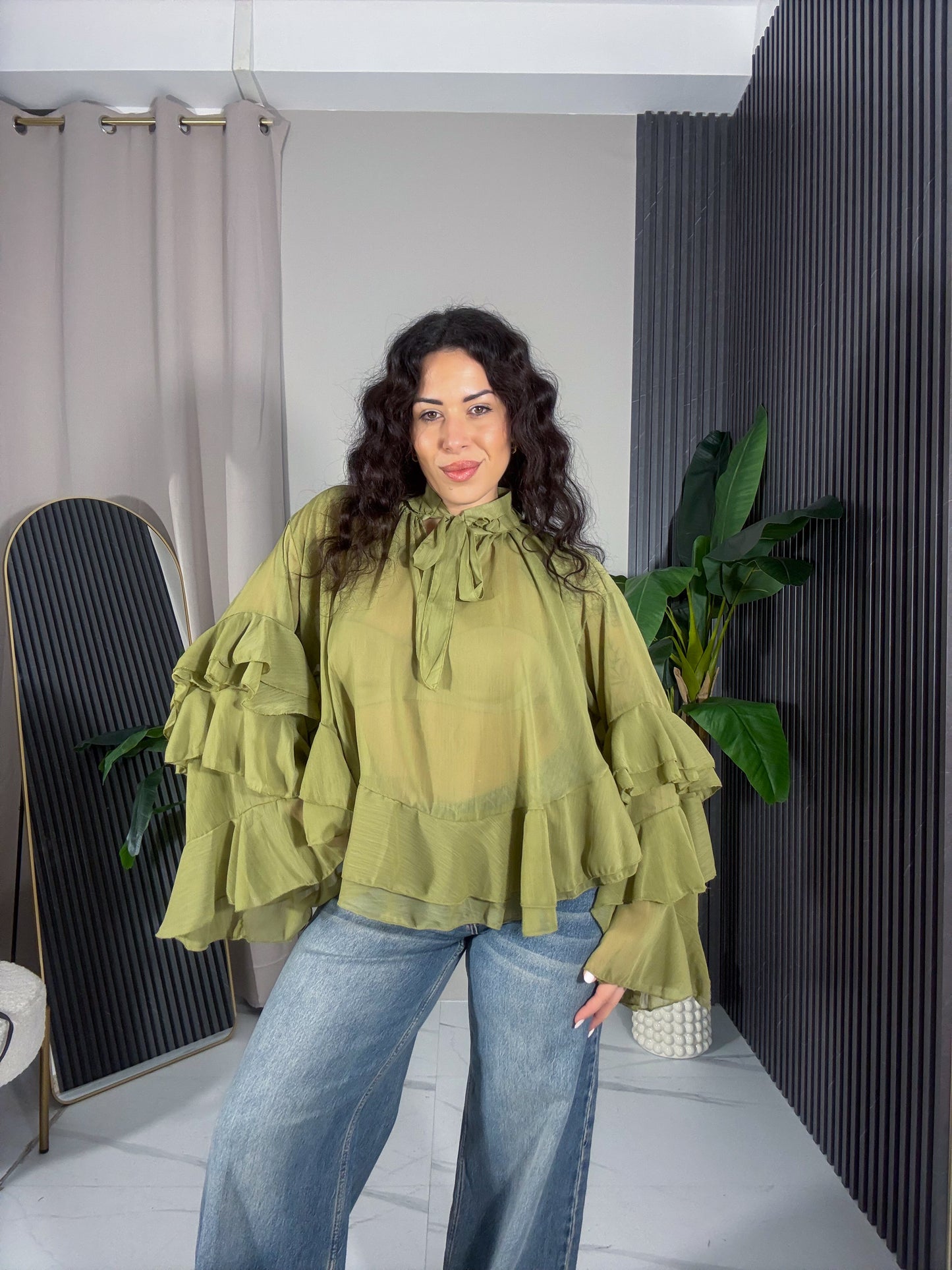 Camicia Romina verde