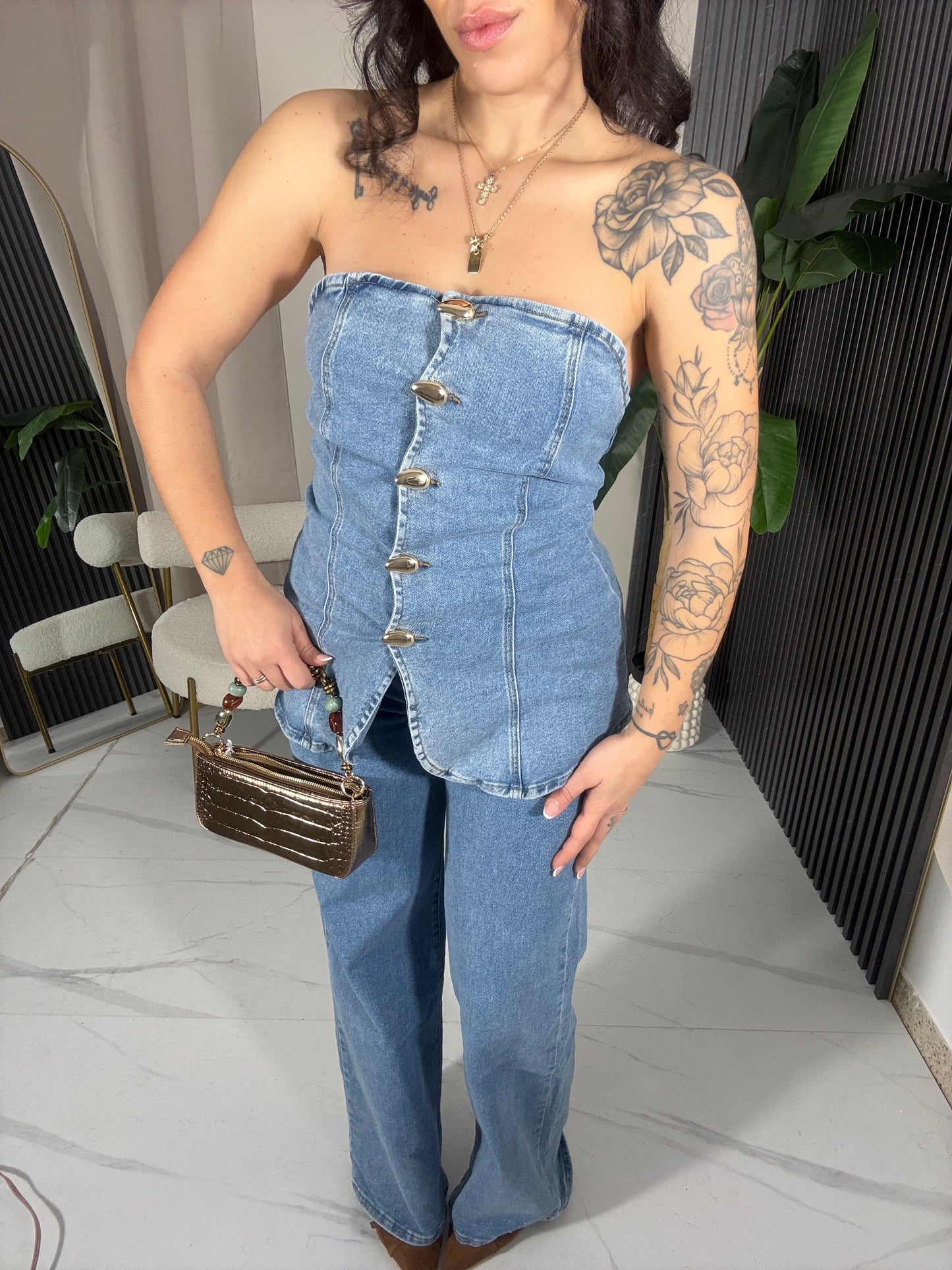 Completo denim Chic